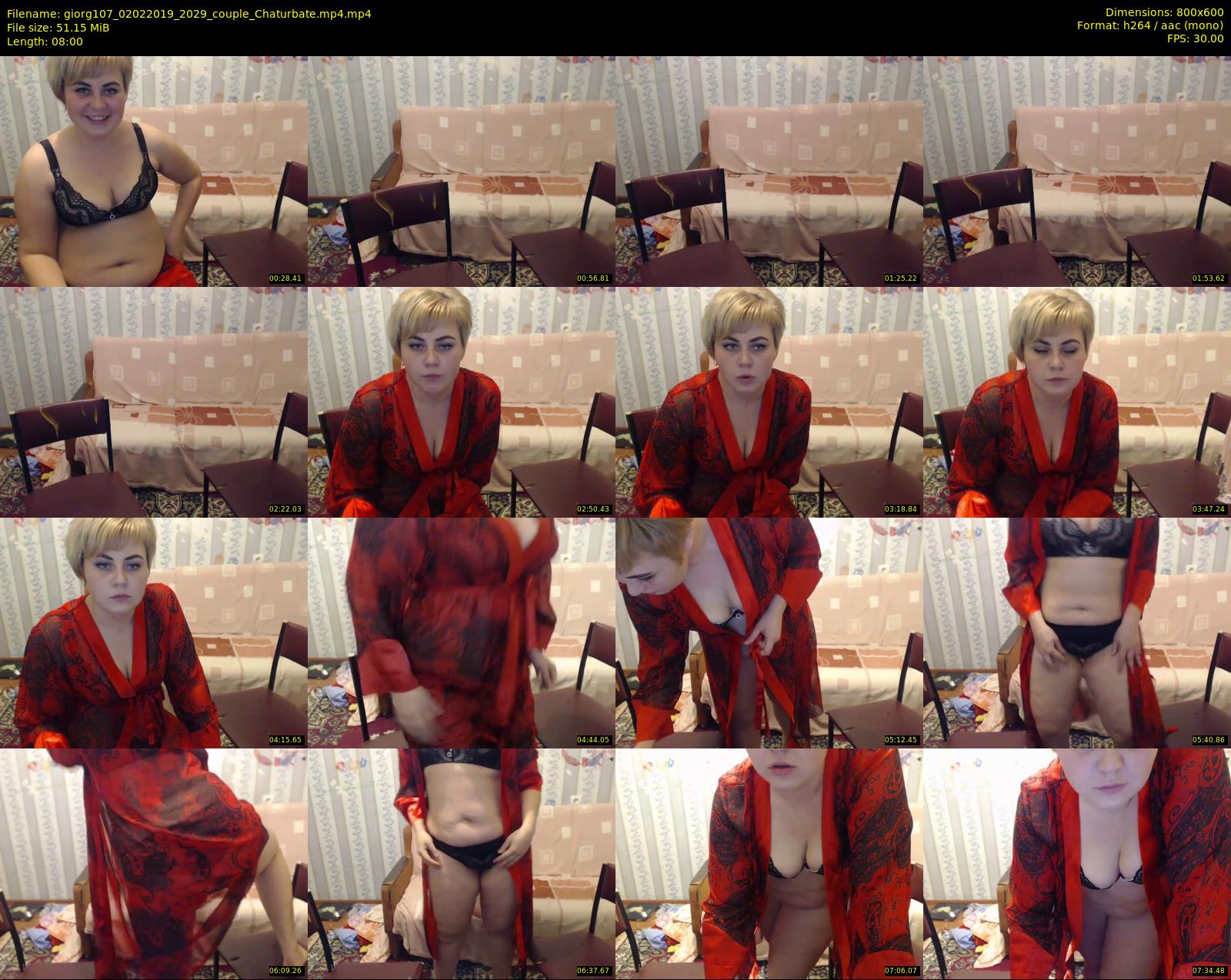 giorg107 — 8 minute Chaturbate couple cam show recording, 480p, Feb 2, 2019