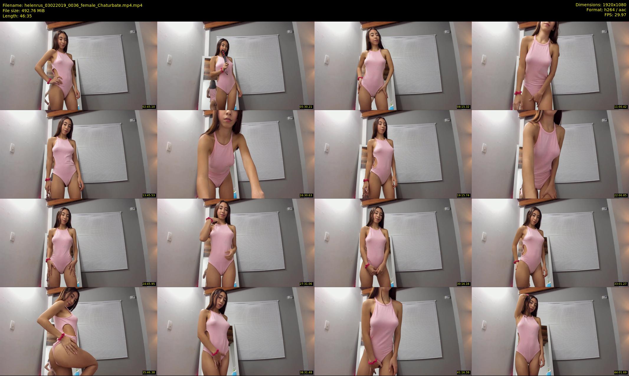 helenrus — 47 minute Chaturbate female cam show recording, 1080p, Feb 3, 2019