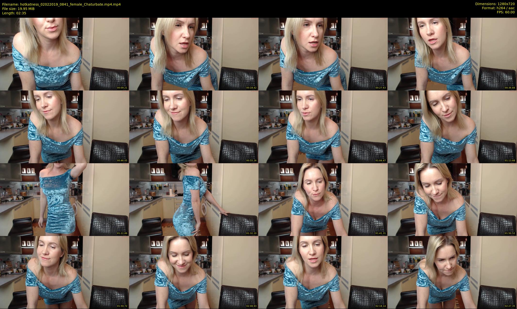 hotkatness — 3 minute Chaturbate female cam show recording, 720p, Feb 2, 2019