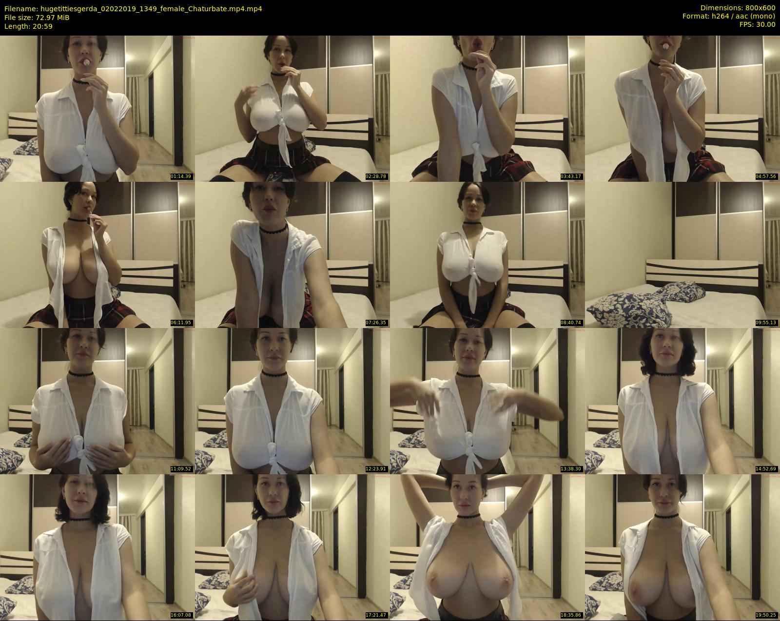 hugetittiesgerda — 21 minute Chaturbate female cam show recording, 480p, Feb 2, 2019