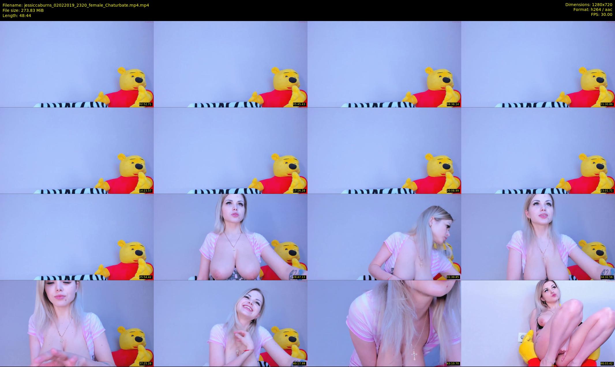 jessiccaburns — 49 minute Chaturbate female cam show recording, 720p, Feb 2, 2019