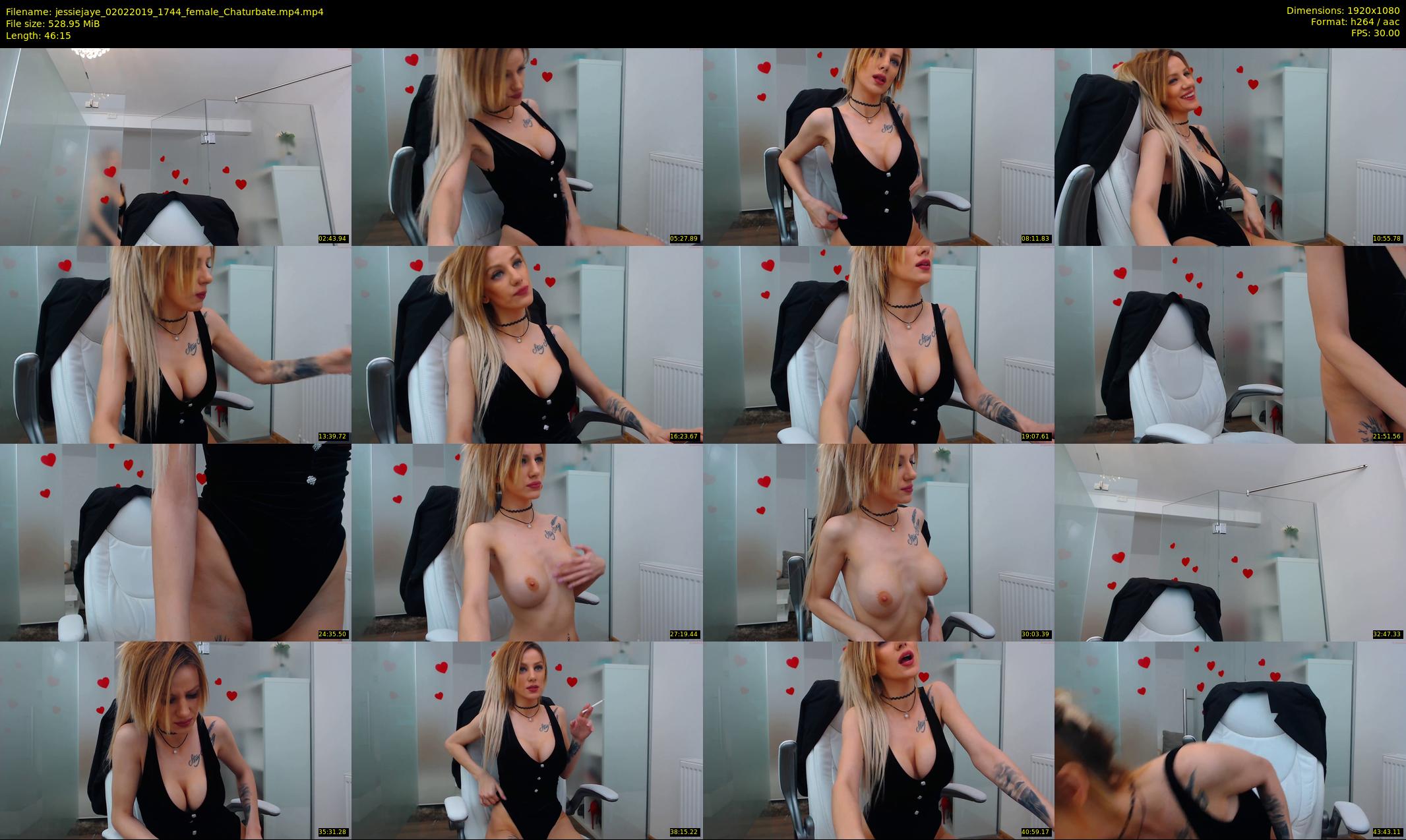 jessiejaye — 47 minute Chaturbate female cam show recording, 1080p, Feb 2, 2019
