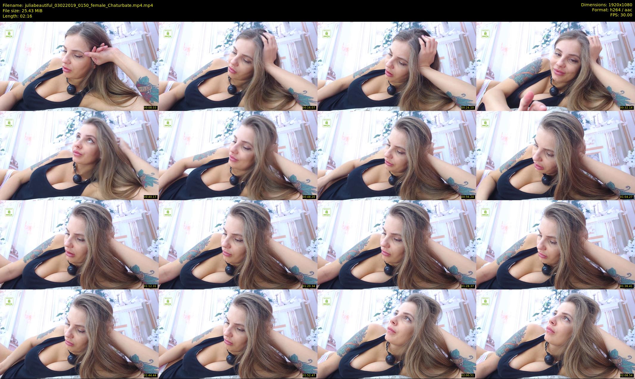 juliabeautiful — 3 minute Chaturbate female cam show recording, 1080p, Feb 3, 2019