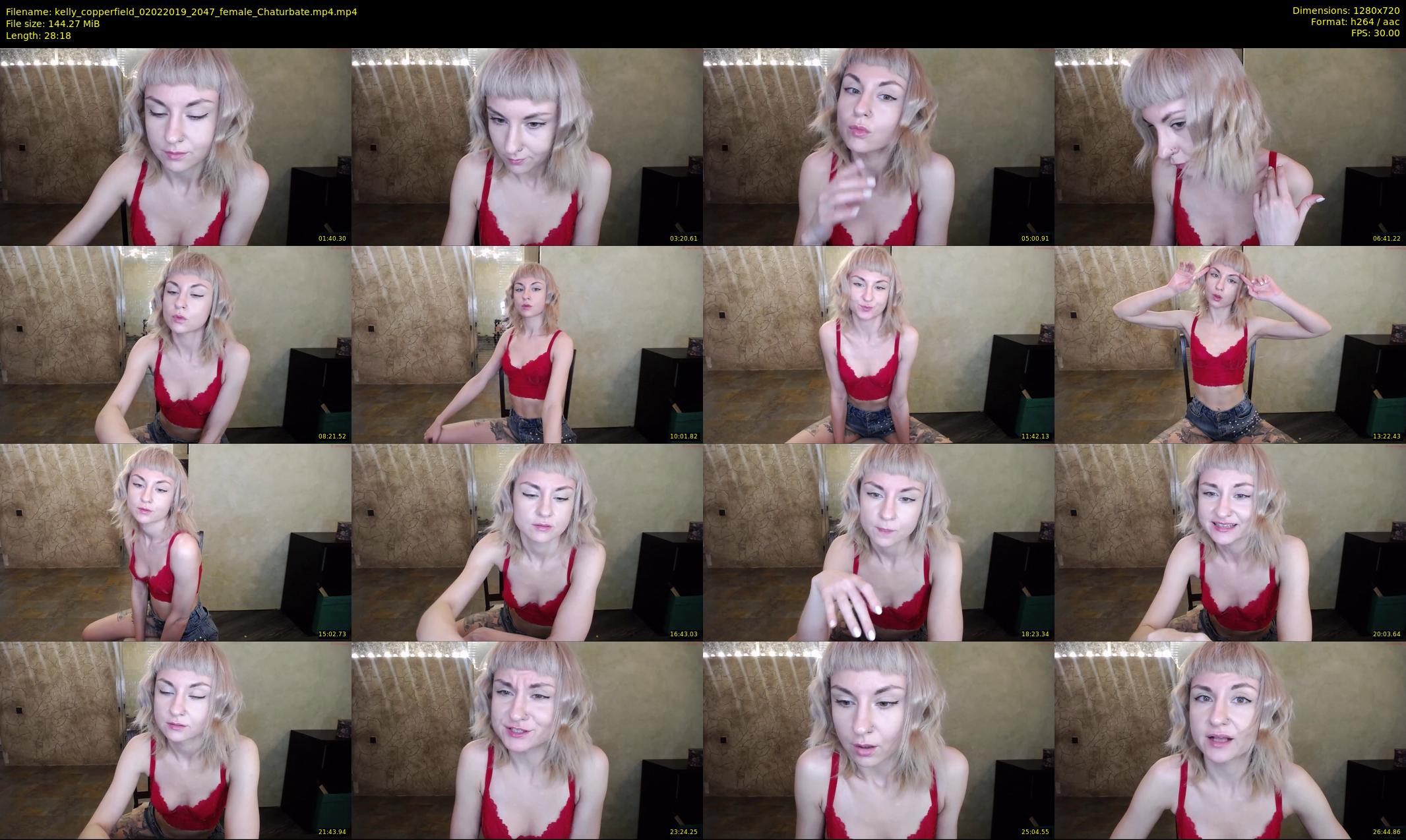 kelly_copperfield — 29 minute Chaturbate female cam show recording, 720p, Feb 2, 2019