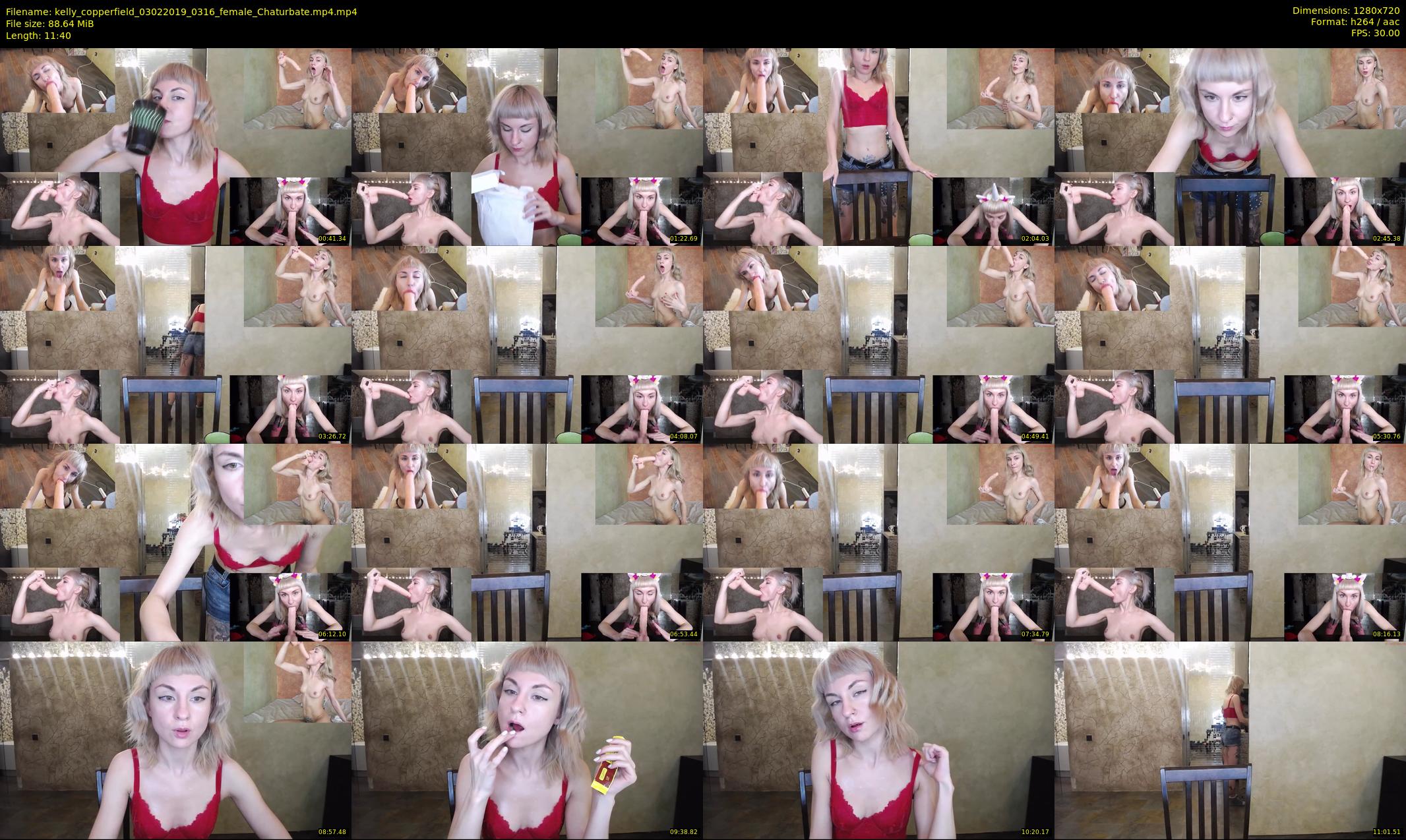 kelly_copperfield — 12 minute Chaturbate female cam show recording, 720p, Feb 3, 2019