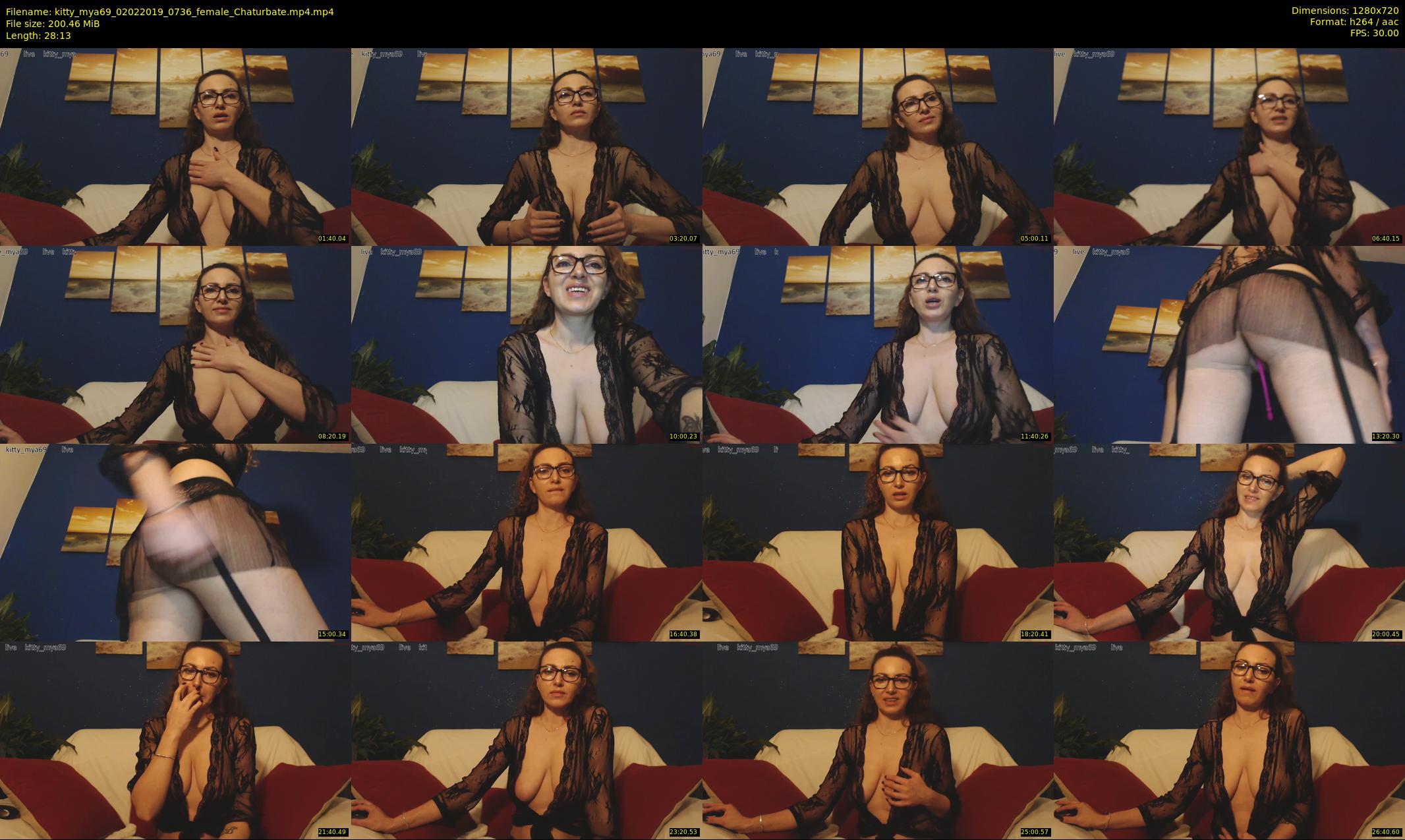 kitty_mya69 — 29 minute Chaturbate female cam show recording, 720p, Feb 2, 2019