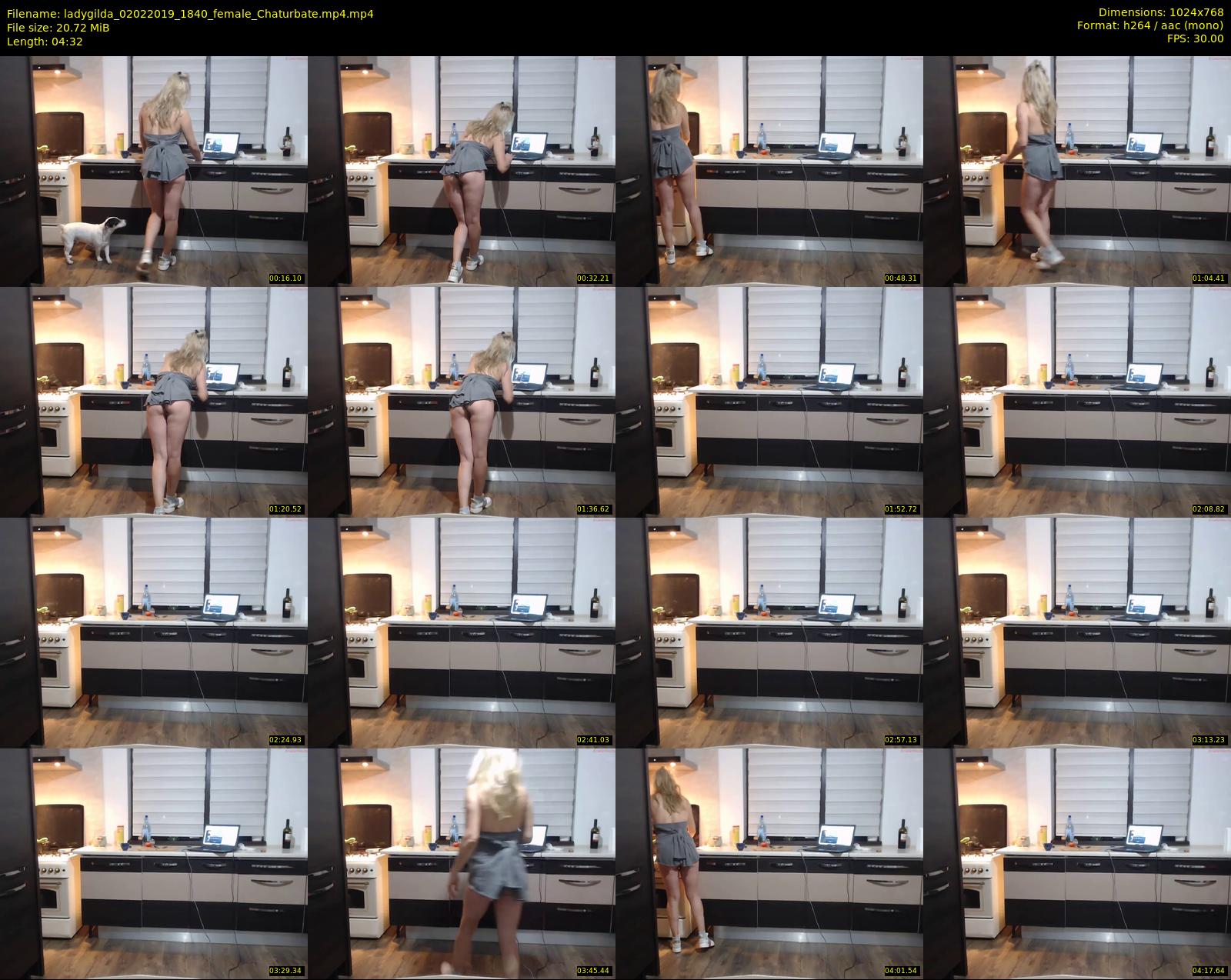 ladygilda — 5 minute Chaturbate female cam show recording, 720p, Feb 2, 2019