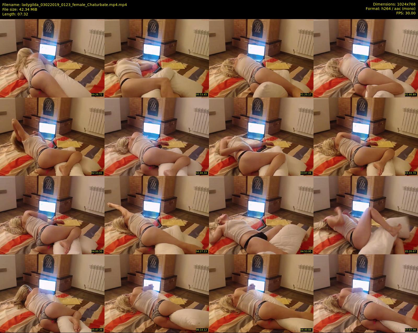 ladygilda — 8 minute Chaturbate female cam show recording, 720p, Feb 3, 2019