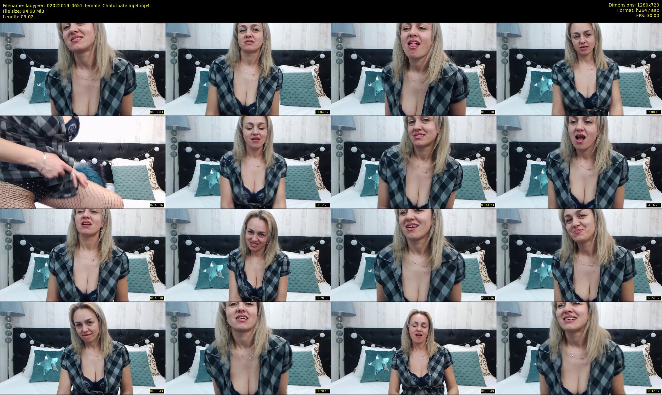 ladyjeen — 10 minute Chaturbate female cam show recording, 720p, Feb 2, 2019