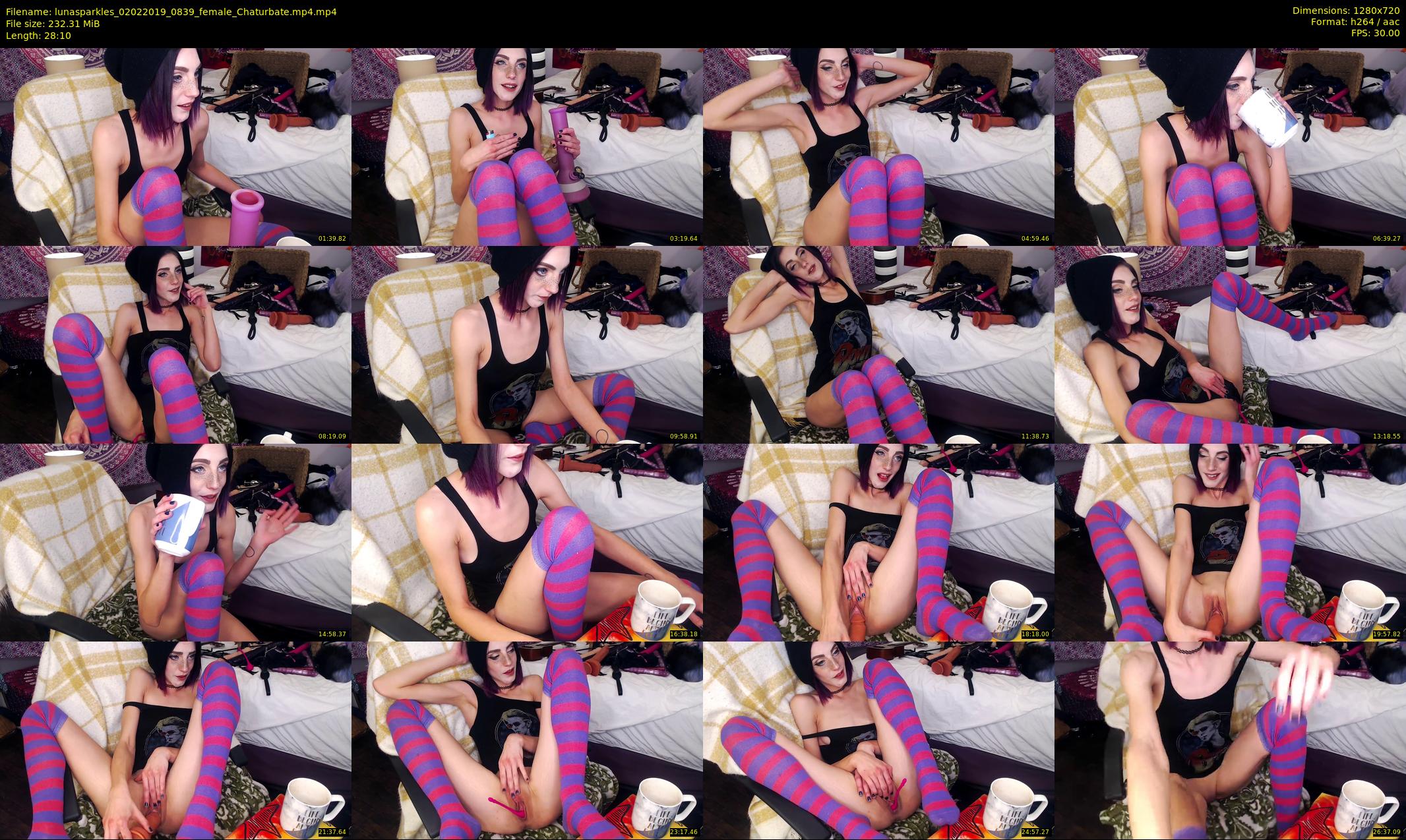 lunasparkles — 29 minute Chaturbate female cam show recording, 720p, Feb 2, 2019