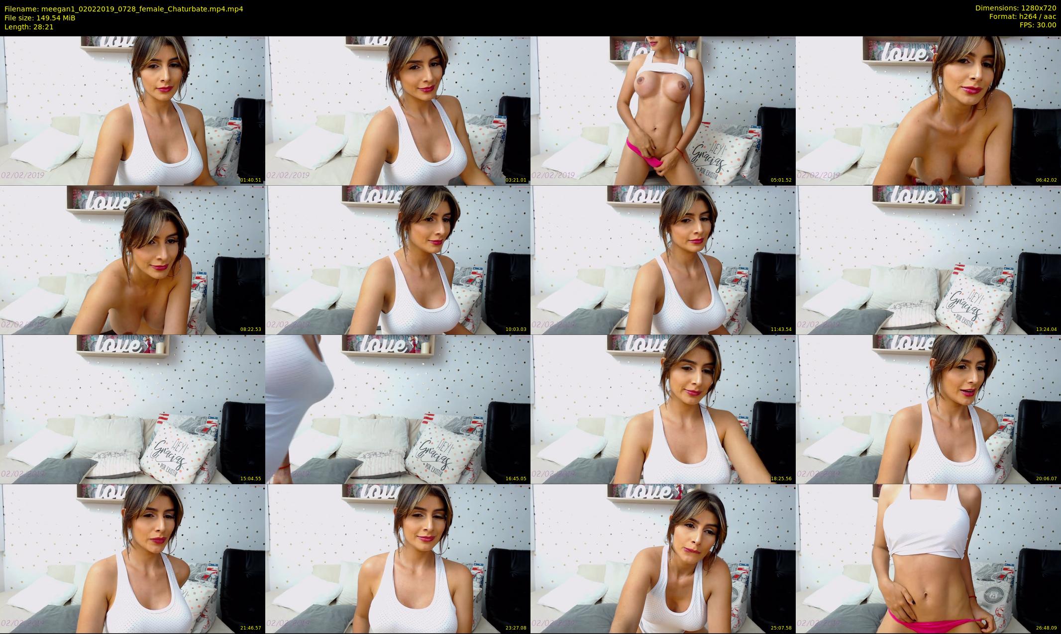 meegan1 — 29 minute Chaturbate female cam show recording, 720p, Feb 2, 2019
