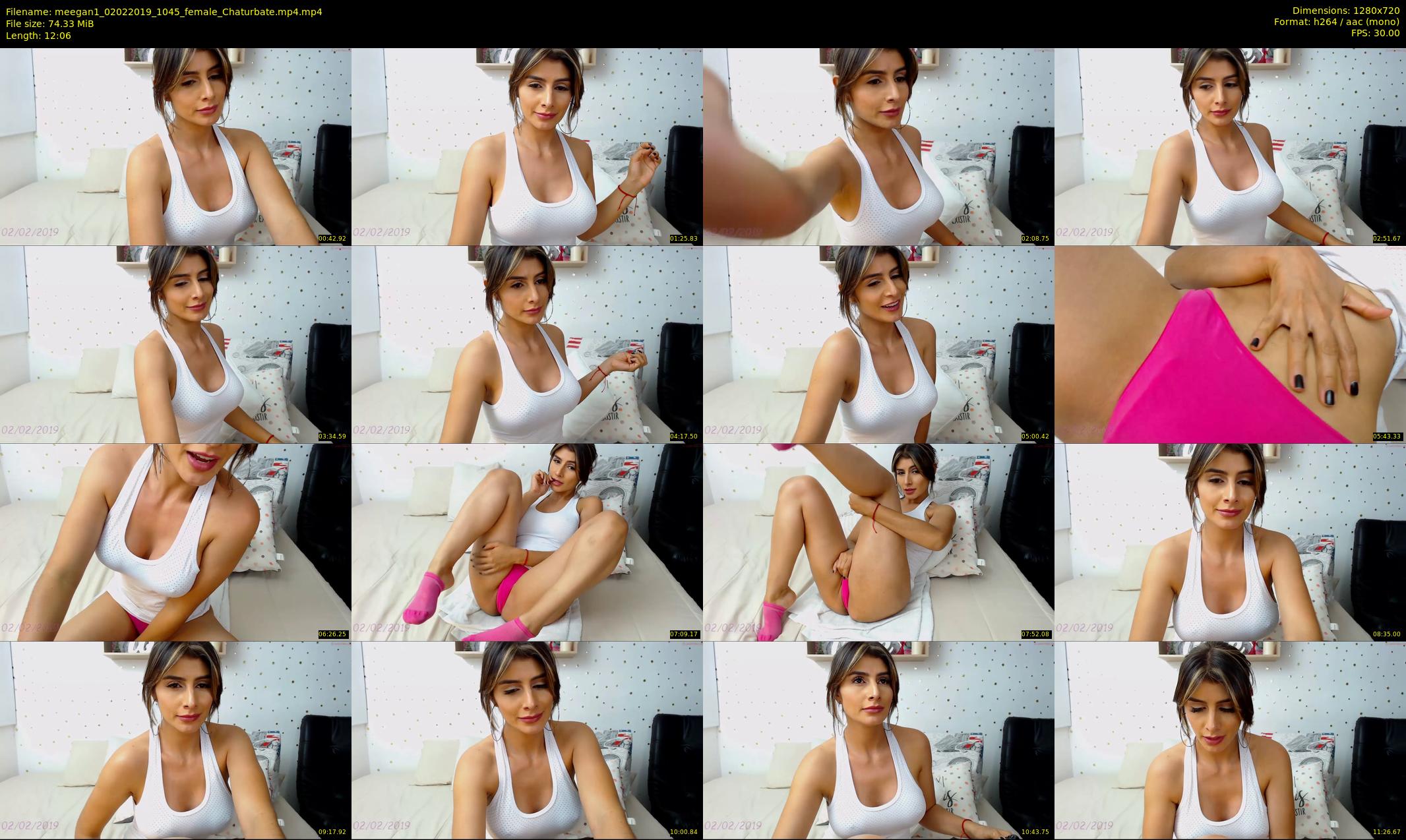 meegan1 — 13 minute Chaturbate female cam show recording, 720p, Feb 2, 2019