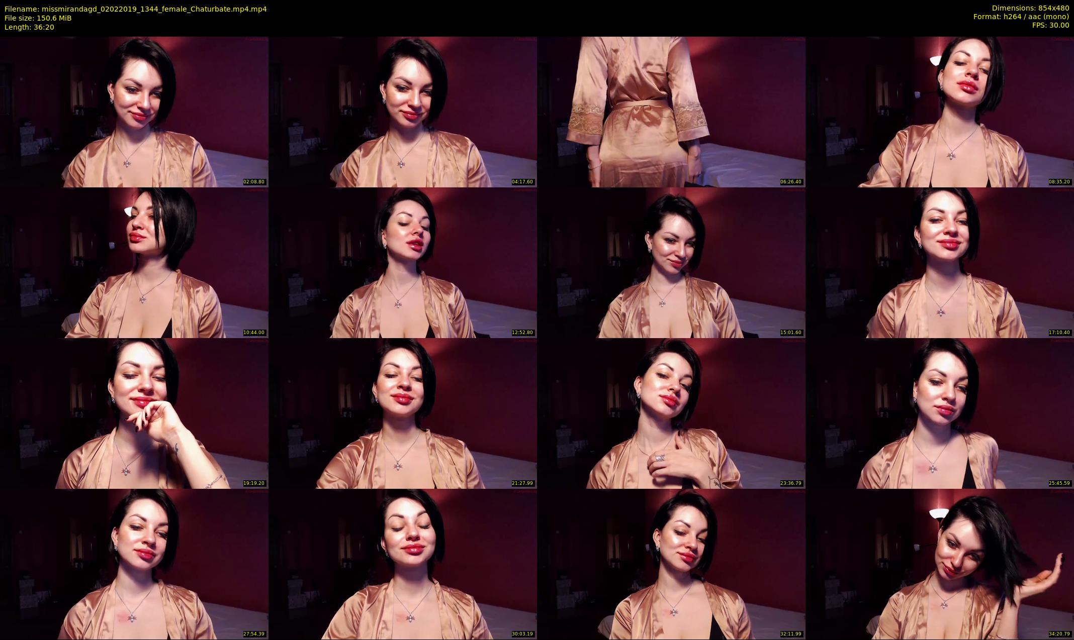 missmirandagd — 37 minute Chaturbate female cam show recording, 480p, Feb 2, 2019
