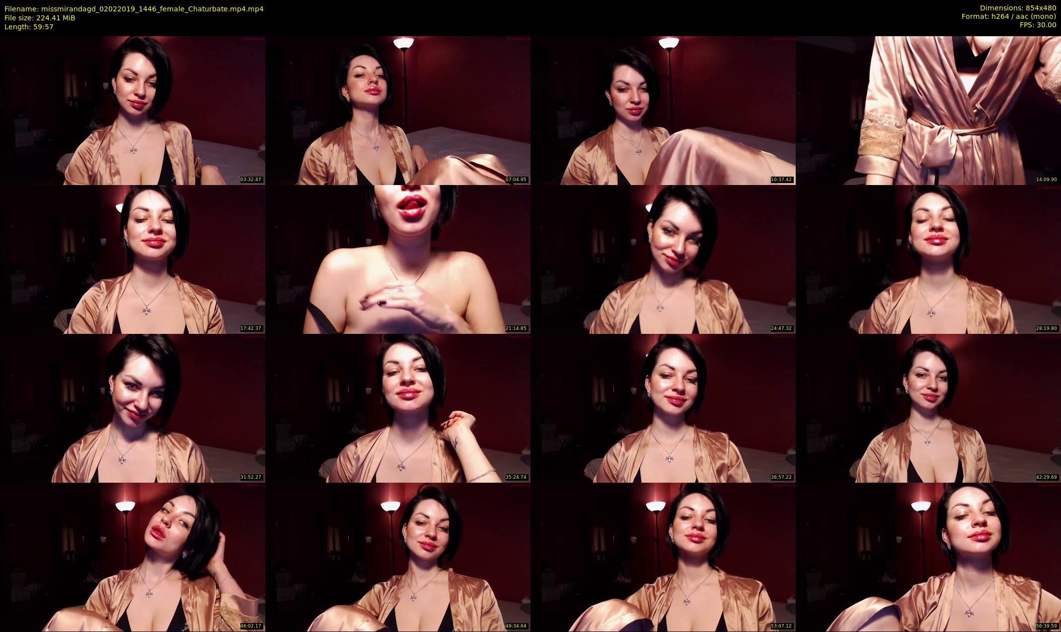 missmirandagd — 60 minute Chaturbate female cam show recording, 480p, Feb 2, 2019