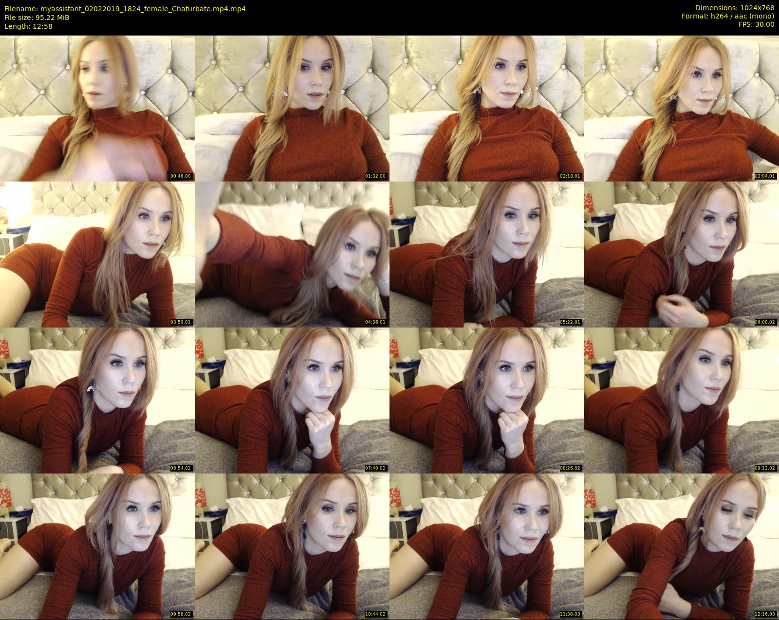 myassistant — 13 minute Chaturbate female cam show recording, 720p, Feb 2, 2019