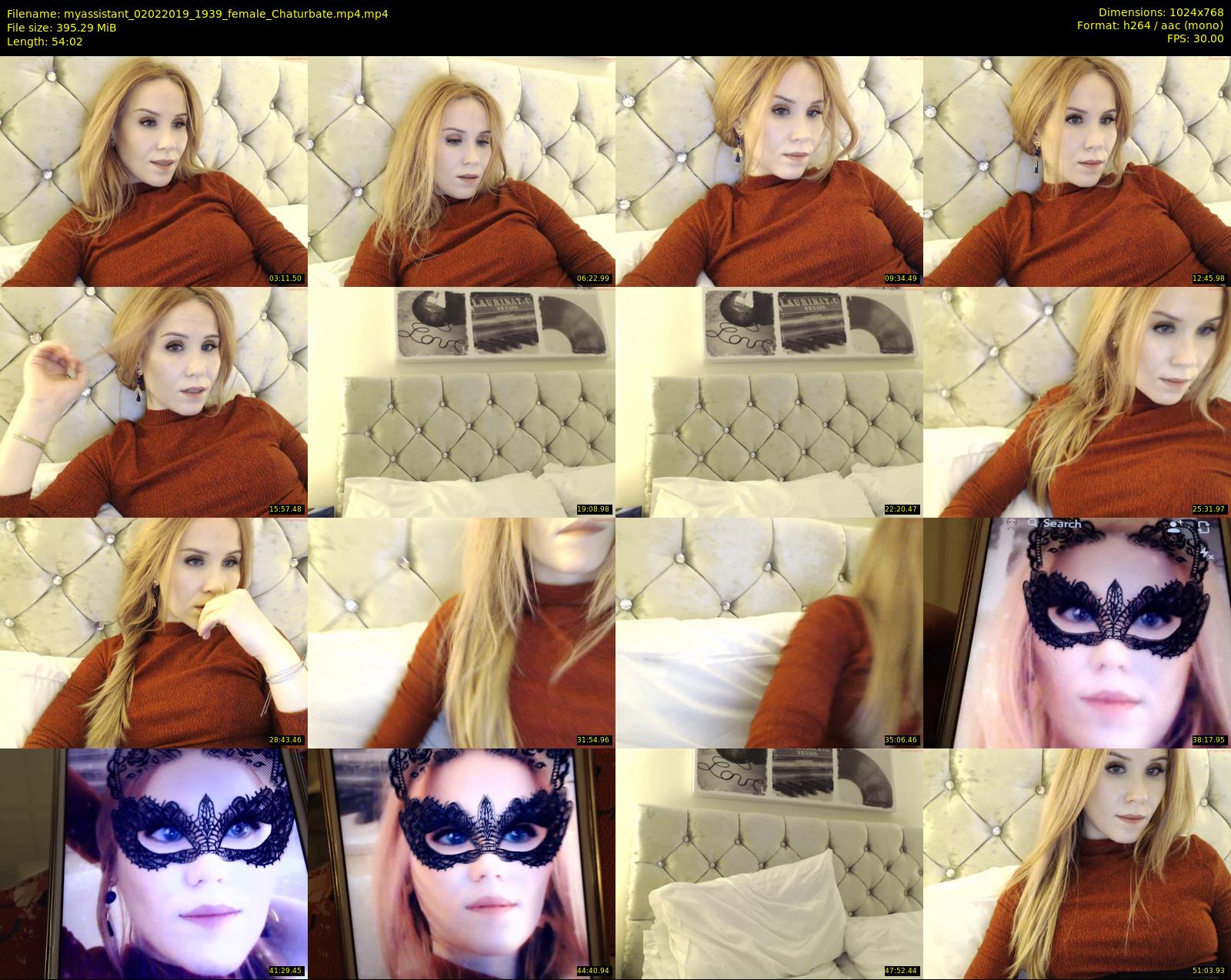 myassistant — 55 minute Chaturbate female cam show recording, 720p, Feb 2, 2019