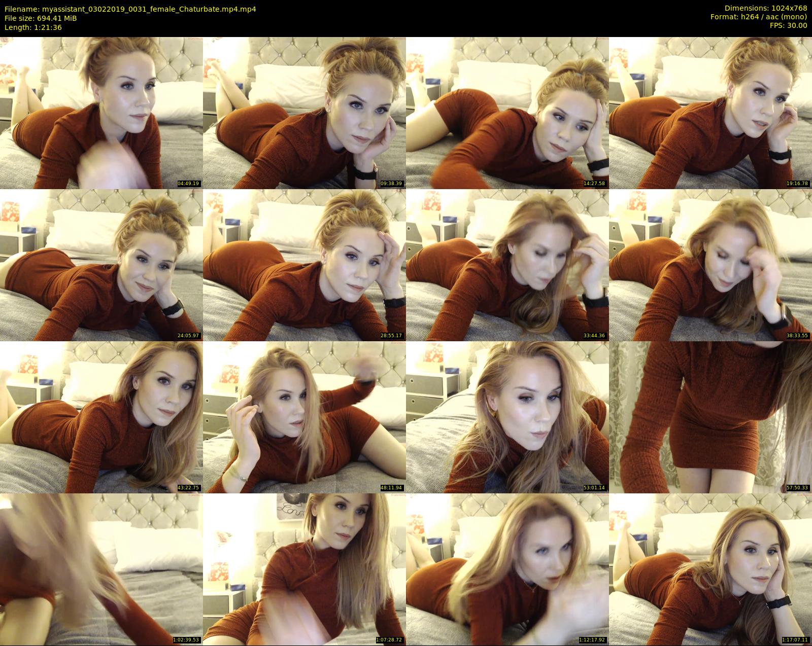 myassistant — 82 minute Chaturbate female cam show recording, 720p, Feb 3, 2019