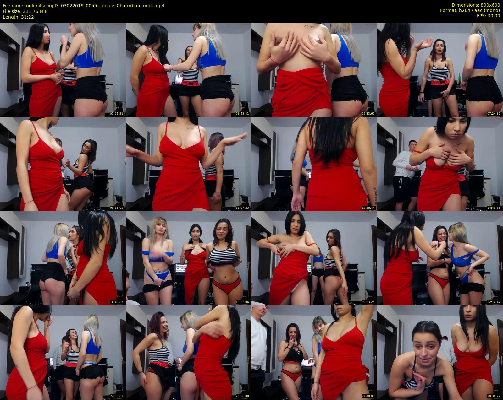 nolimitscoupl3 — 32 minute Chaturbate couple cam show recording, 480p, Feb 3, 2019