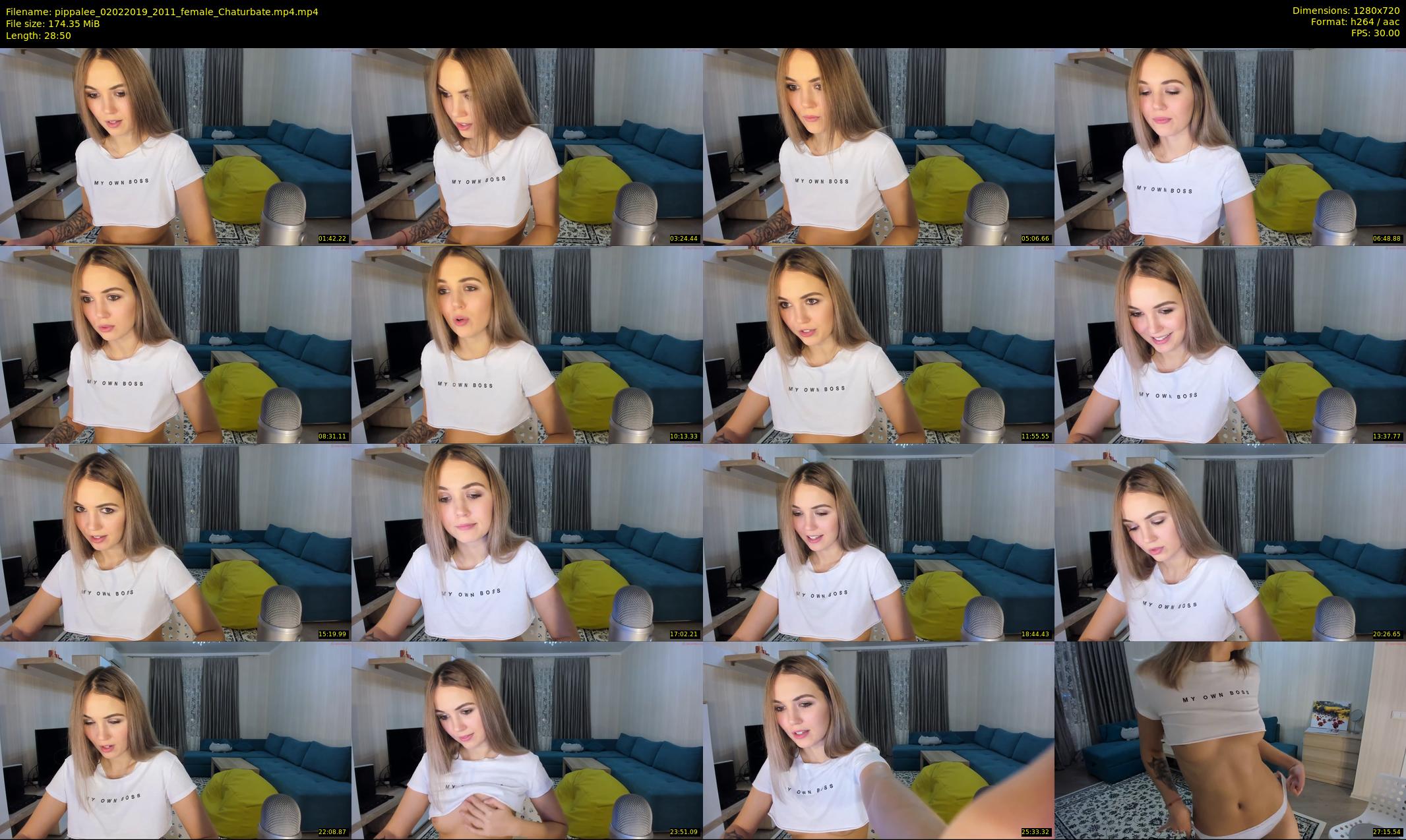 pippalee — 29 minute Chaturbate female cam show recording, 720p, Feb 2, 2019