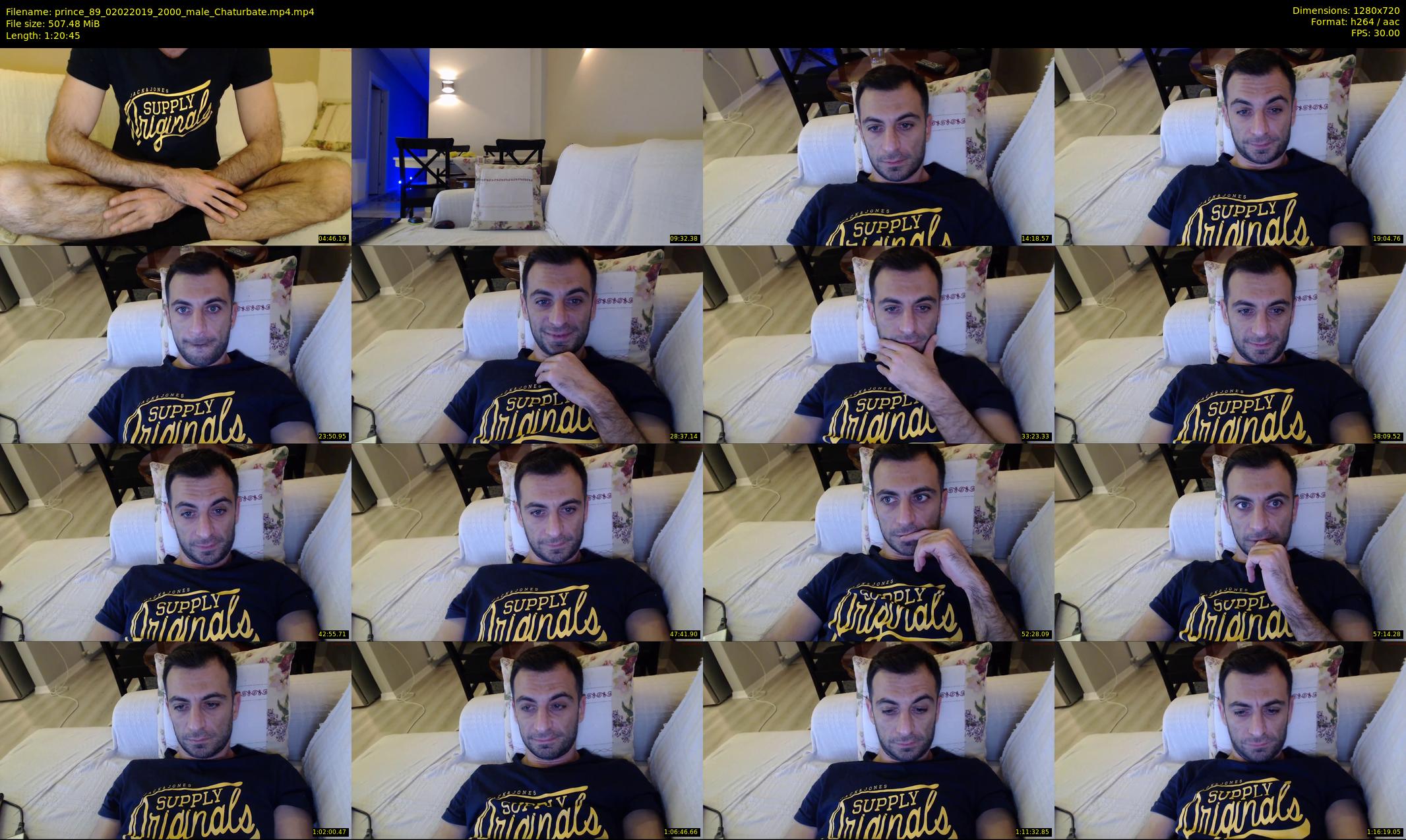 prince_89 — 81 minute Chaturbate male cam show recording, 720p, Feb 2, 2019