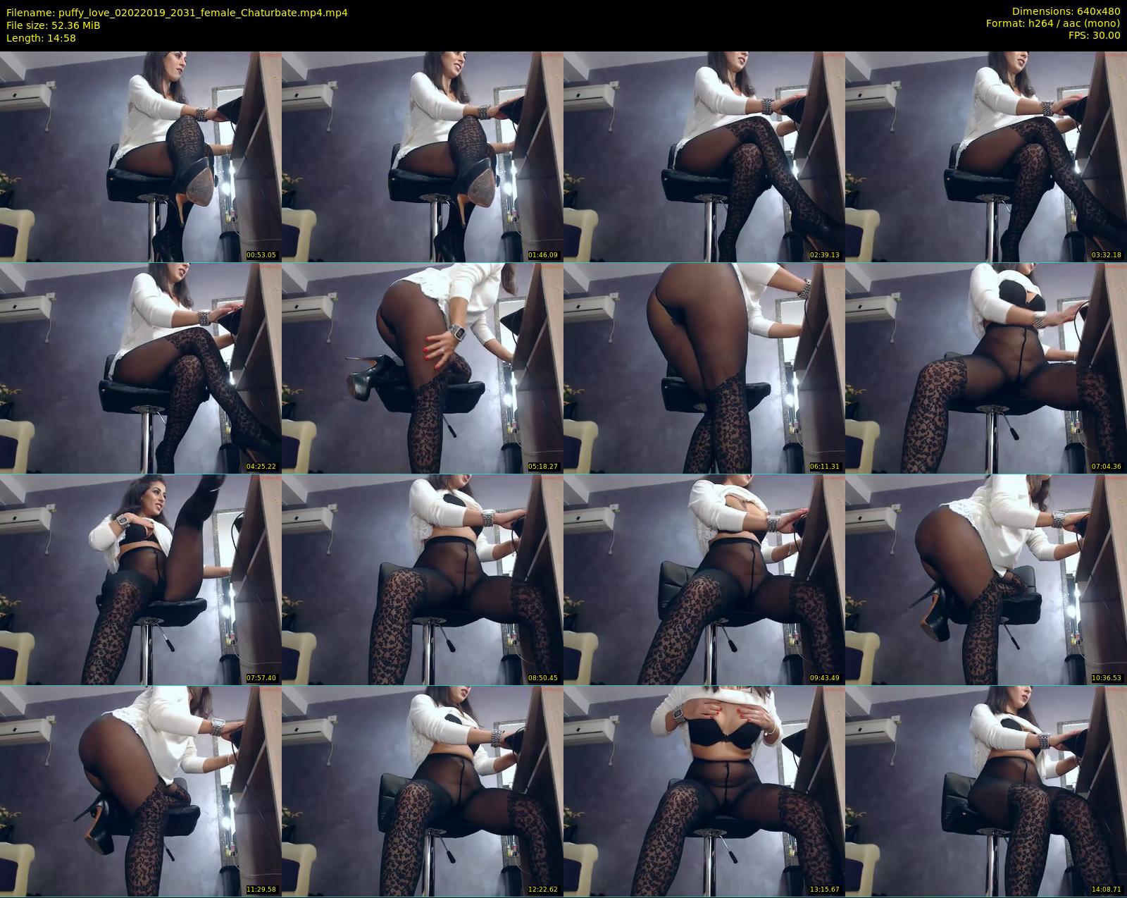 puffy_love — 15 minute Chaturbate female cam show recording, 480p, Feb 2, 2019