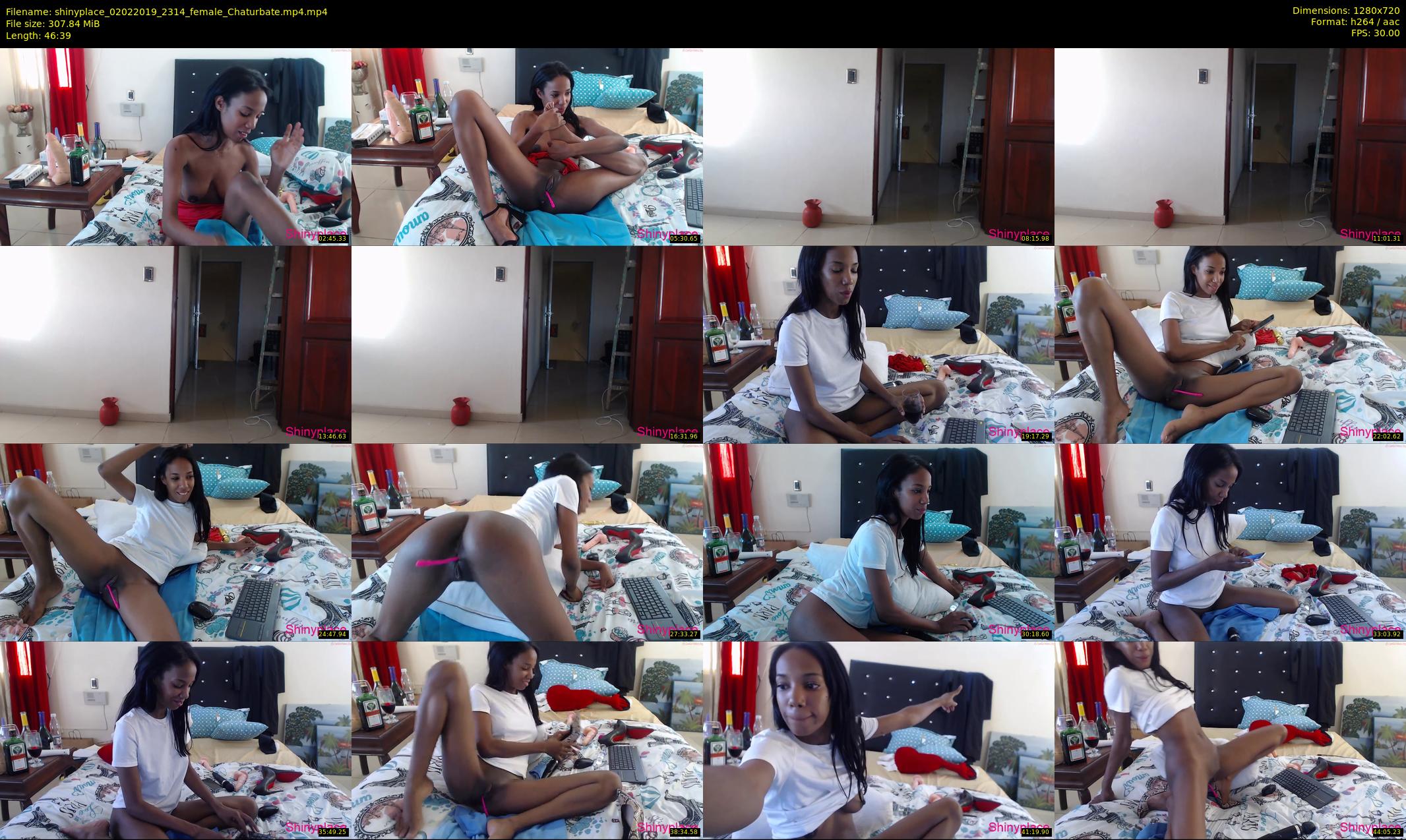 shinyplace — 47 minute Chaturbate couple cam show recording, 720p, Feb 2, 2019