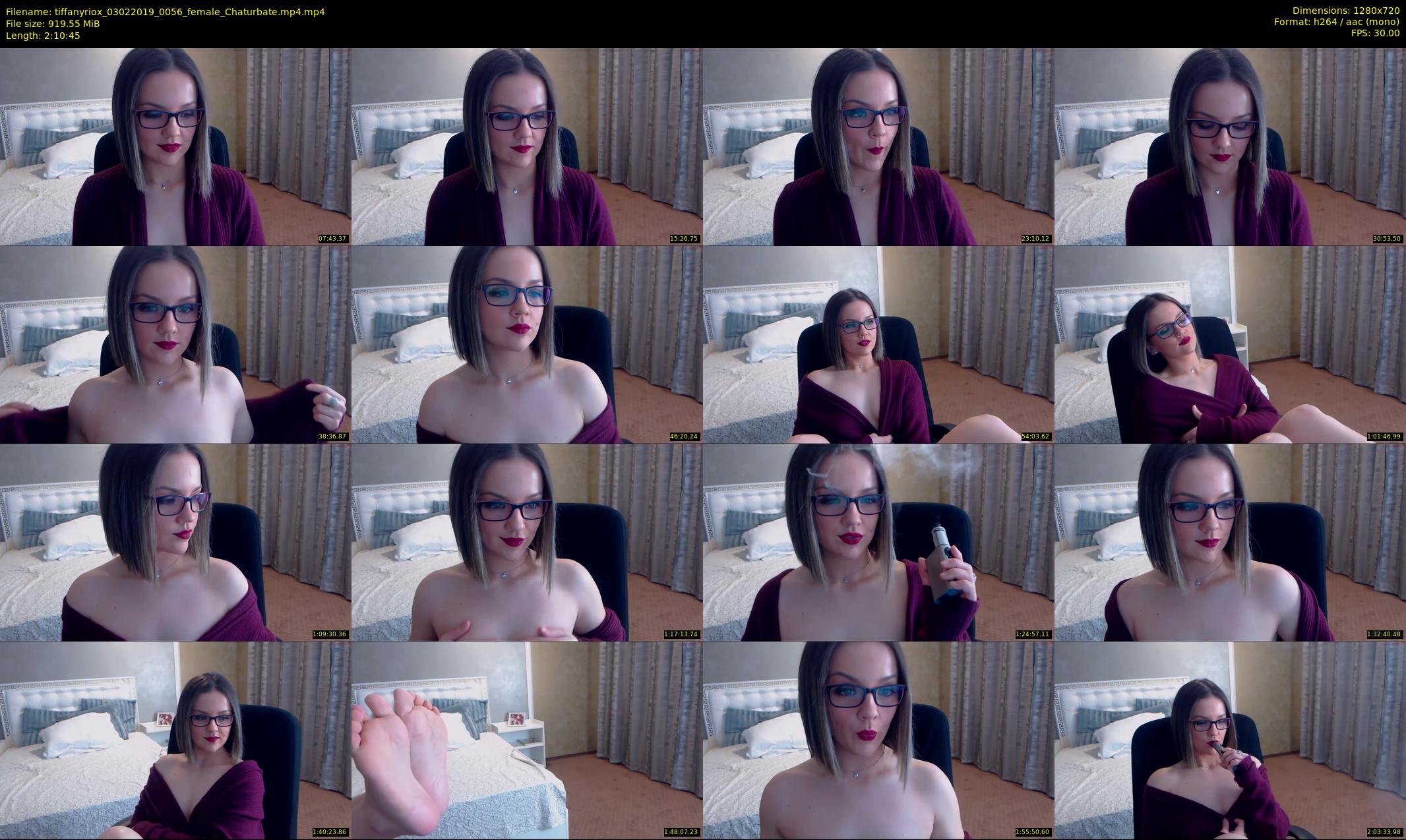 tiffanyriox — 131 minute Chaturbate female cam show recording, 720p, Feb 3, 2019