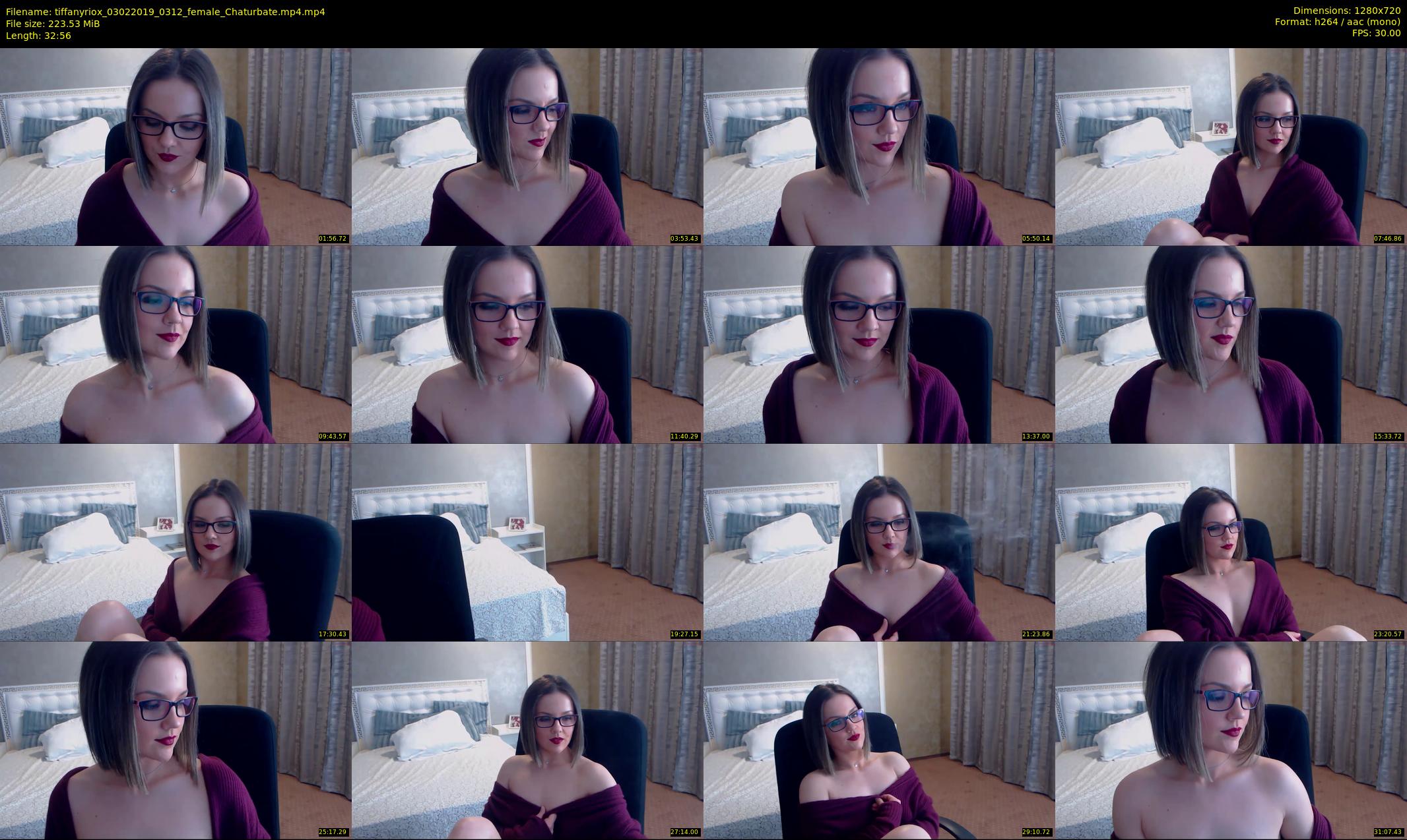 tiffanyriox — 33 minute Chaturbate female cam show recording, 720p, Feb 3, 2019