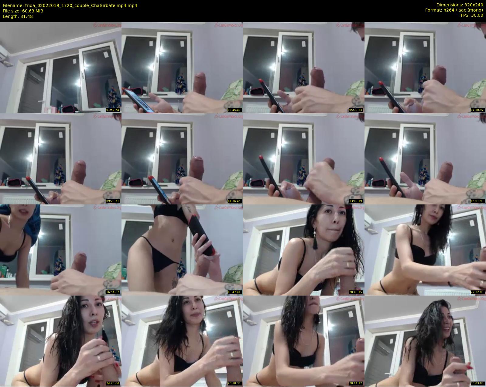 trioa — 32 minute Chaturbate couple cam show recording, SD, Feb 2, 2019