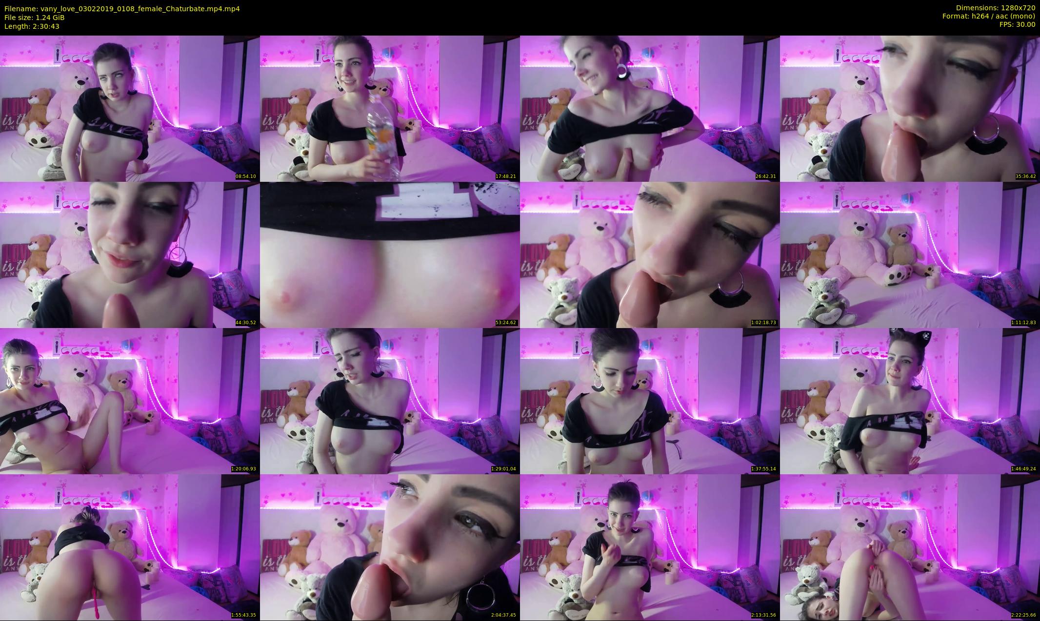 vany_love — 151 minute Chaturbate female cam show recording, 720p, Feb 3, 2019