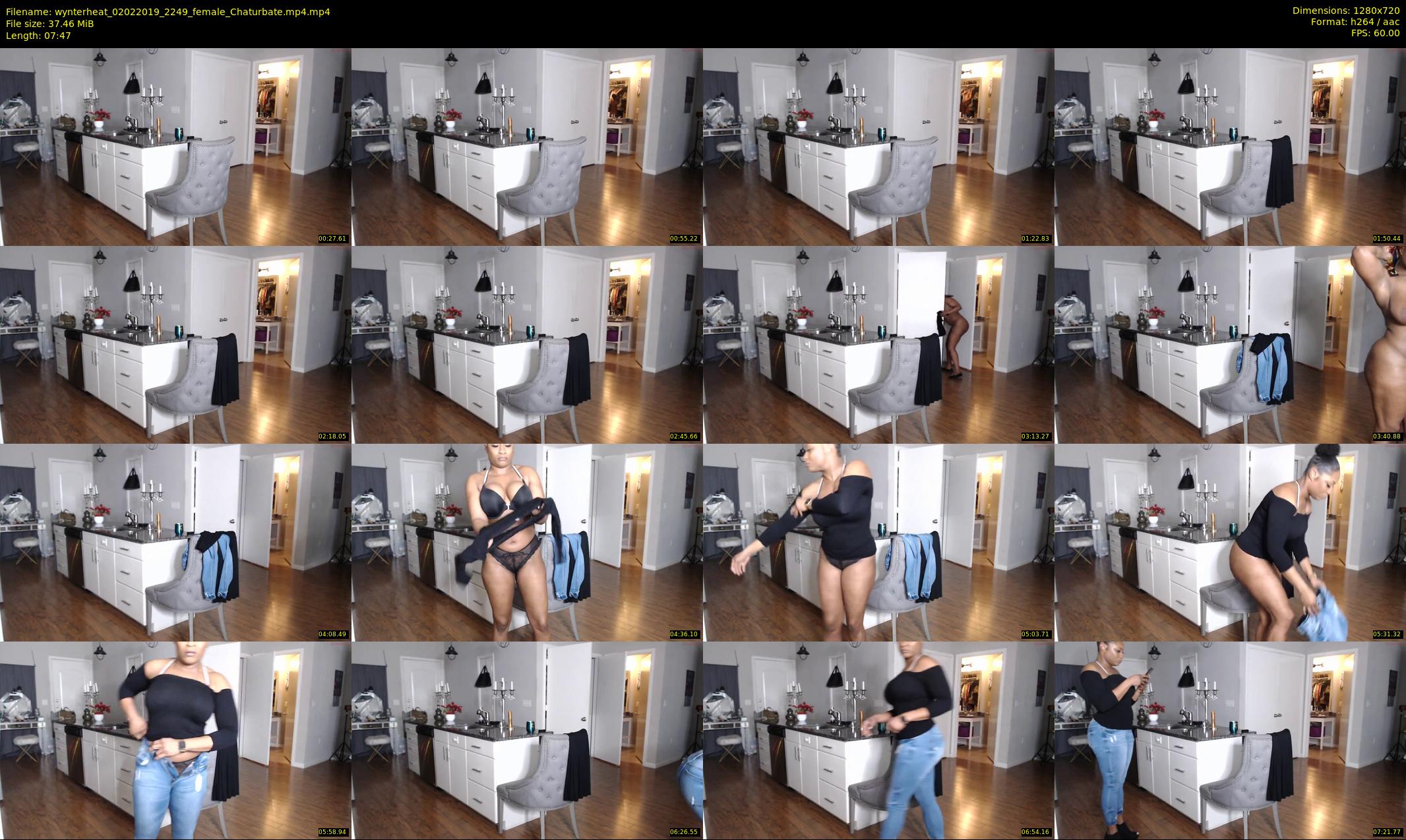wynterheat — 8 minute Chaturbate female cam show recording, 720p, Feb 2, 2019
