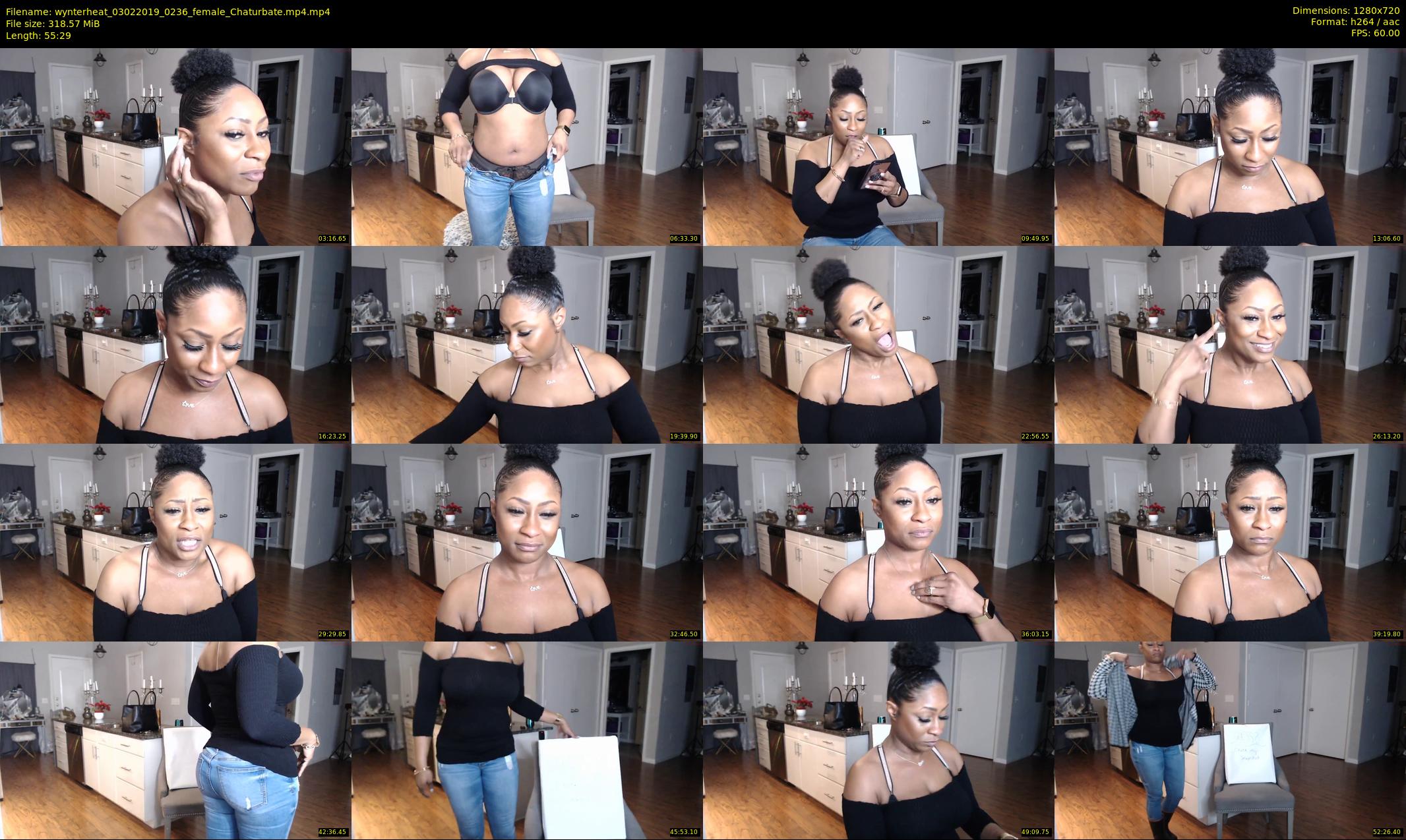 wynterheat — 56 minute Chaturbate female cam show recording, 720p, Feb 3, 2019