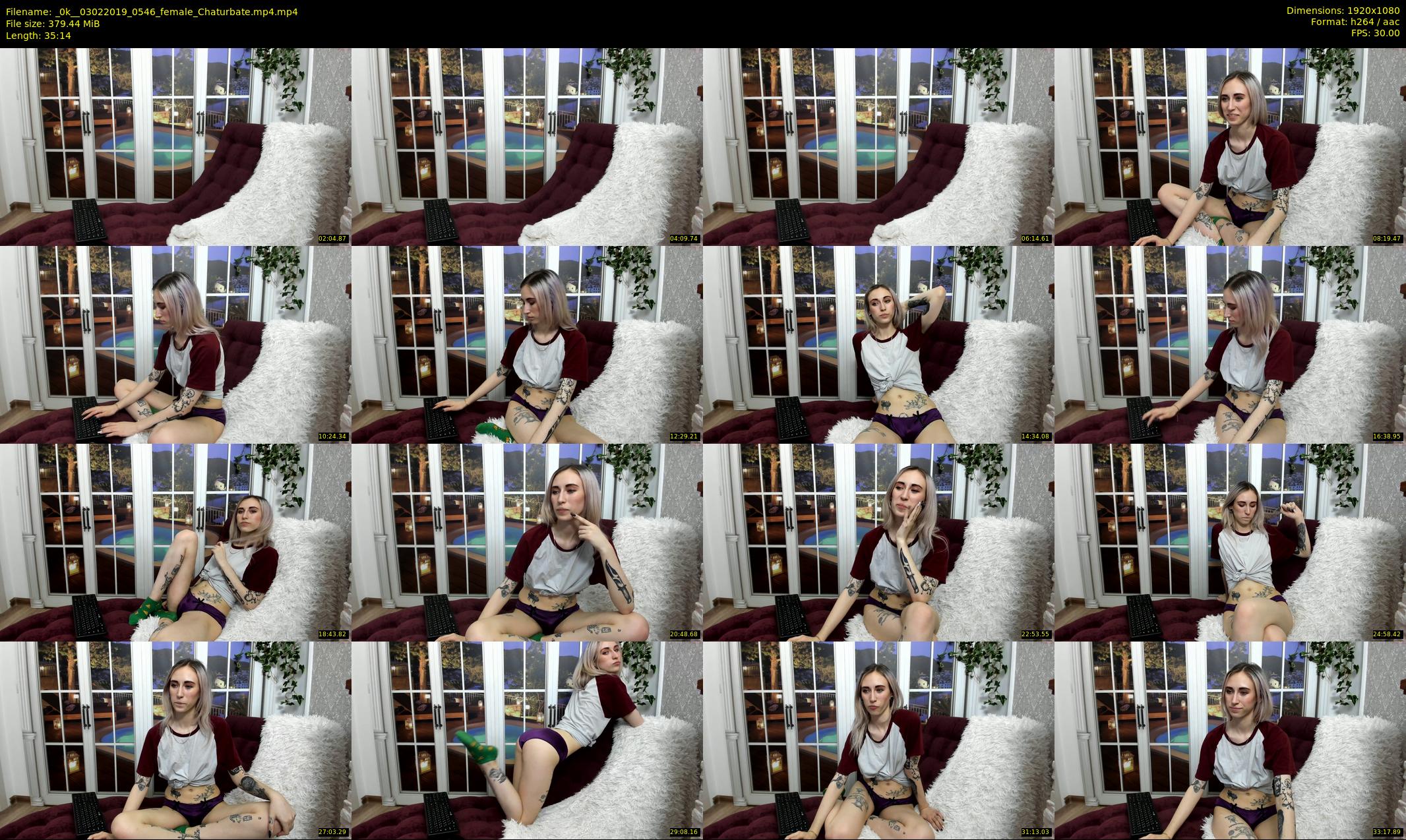 _0k_ — 36 minute Chaturbate female cam show recording, 1080p, Feb 3, 2019