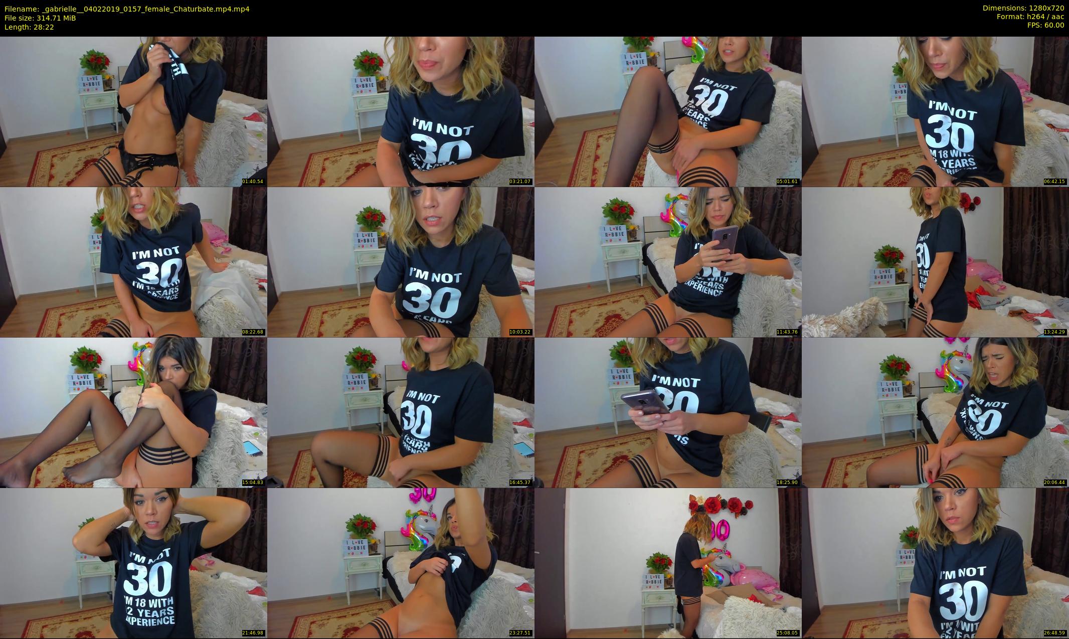 _gabrielle_ — 29 minute Chaturbate female cam show recording, 720p, Feb 4, 2019