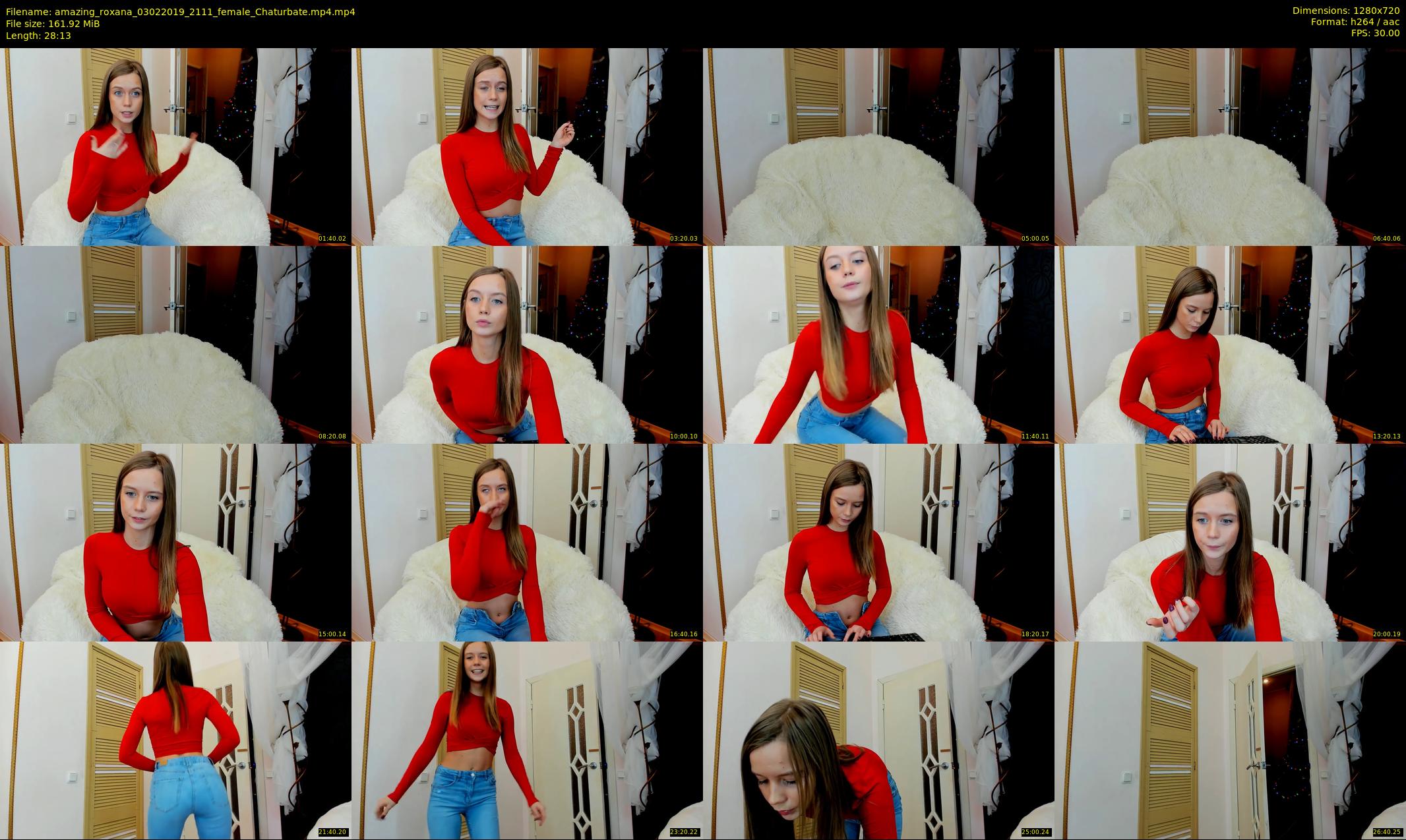amazing_roxana — 29 minute Chaturbate female cam show recording, 720p, Feb 3, 2019