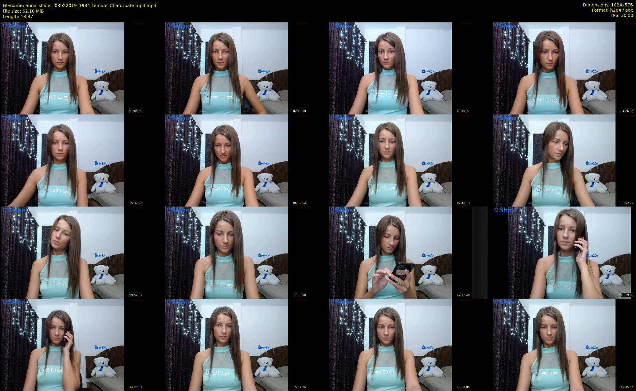anna_shine_ — 19 minute Chaturbate female cam show recording, 480p, Feb 3, 2019
