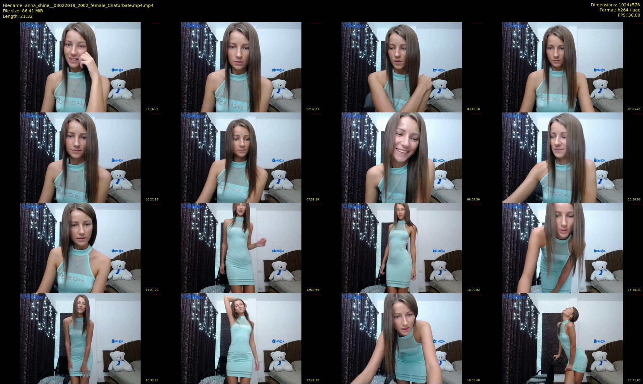 anna_shine_ — 22 minute Chaturbate female cam show recording, 480p, Feb 3, 2019