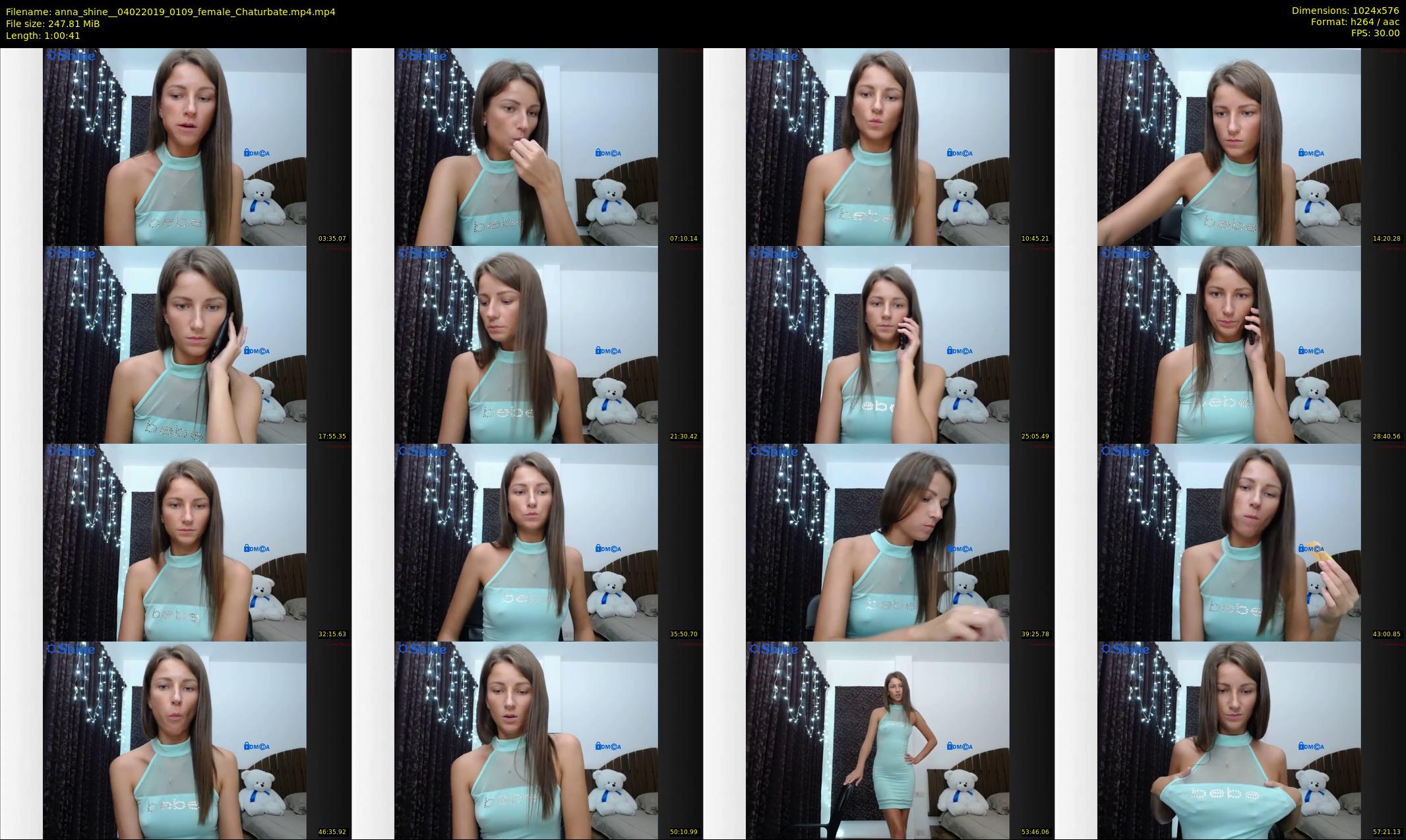 anna_shine_ — 61 minute Chaturbate female cam show recording, 480p, Feb 4, 2019