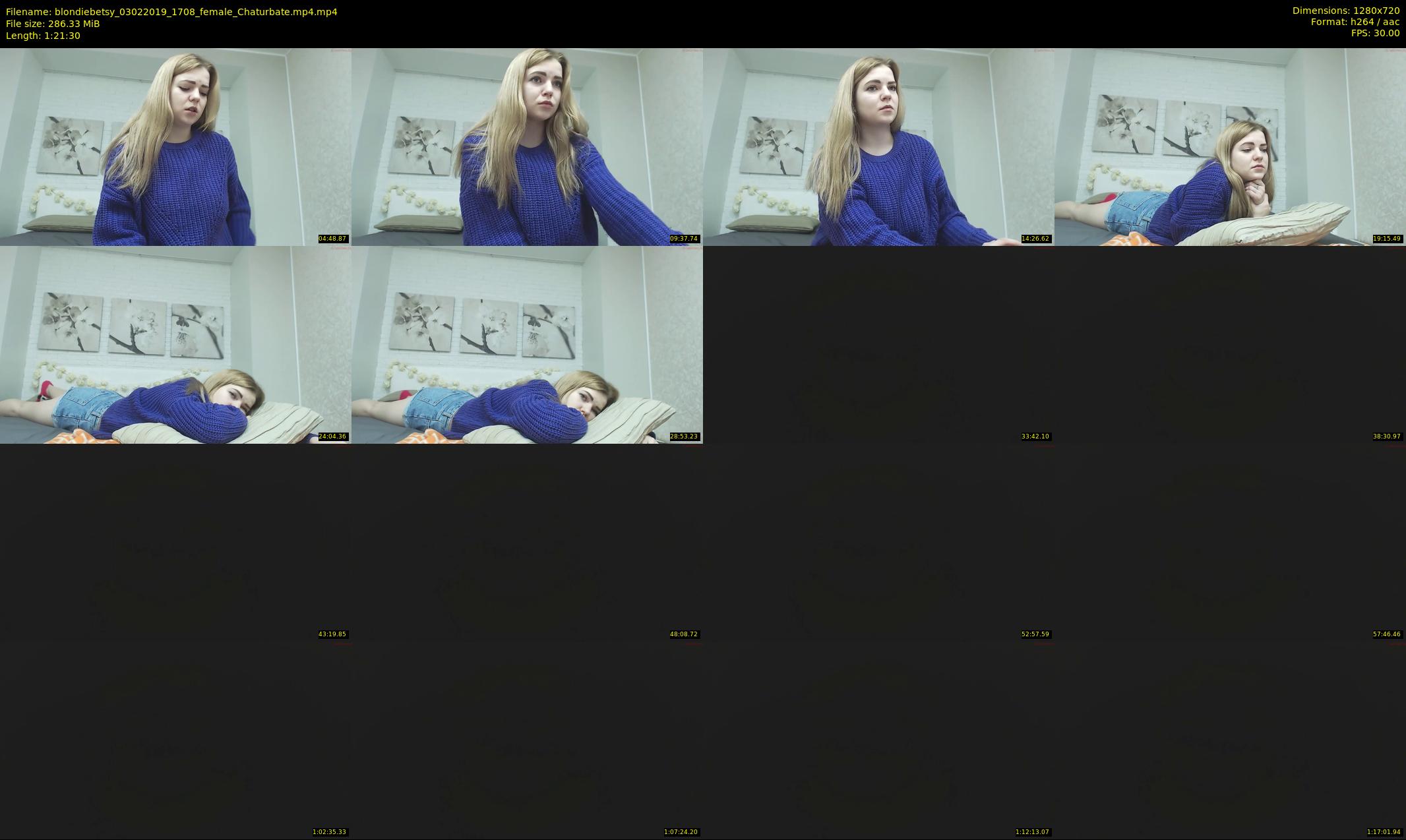 blondiebetsy — 82 minute Chaturbate female cam show recording, 720p, Feb 3, 2019