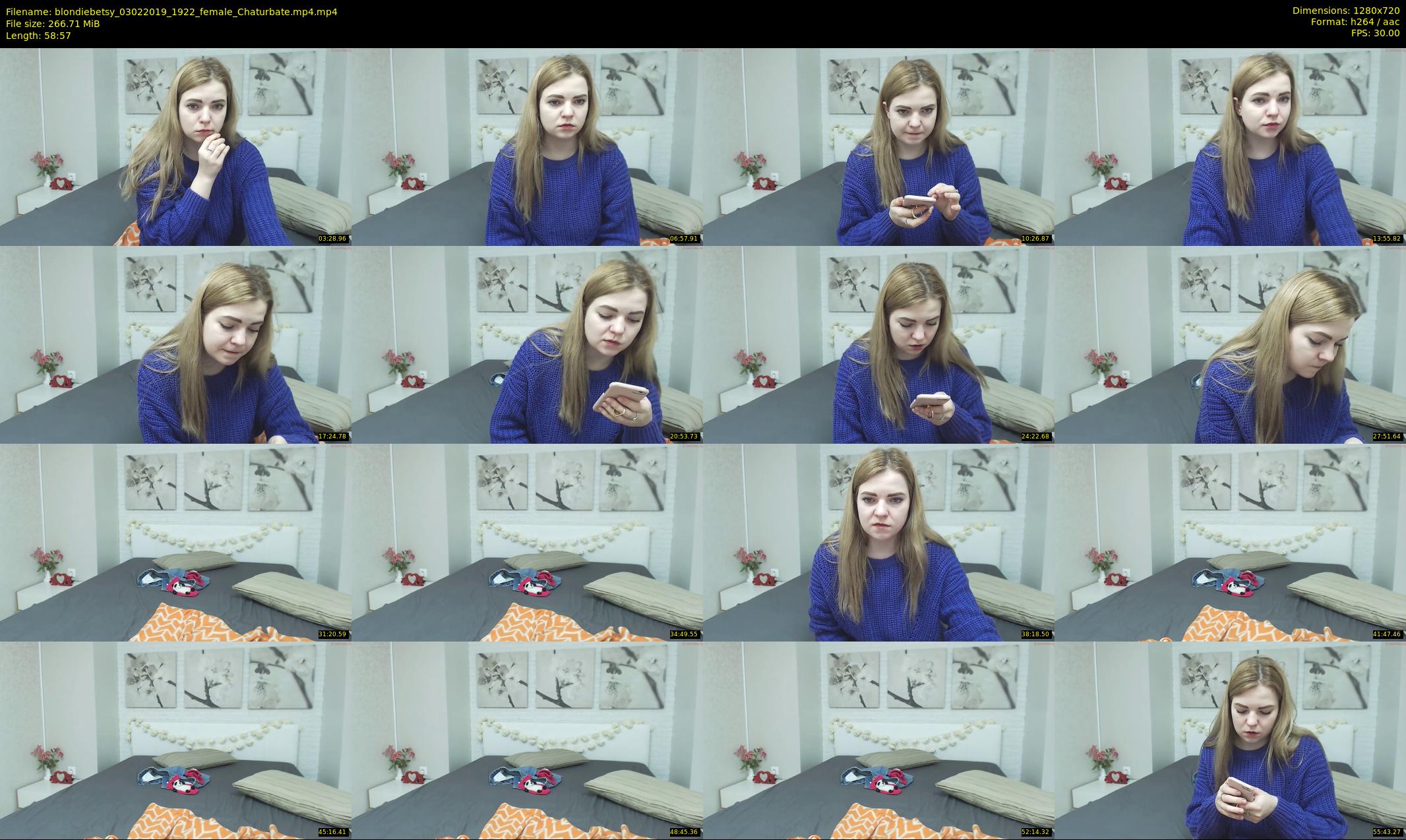 blondiebetsy — 59 minute Chaturbate female cam show recording, 720p, Feb 3, 2019
