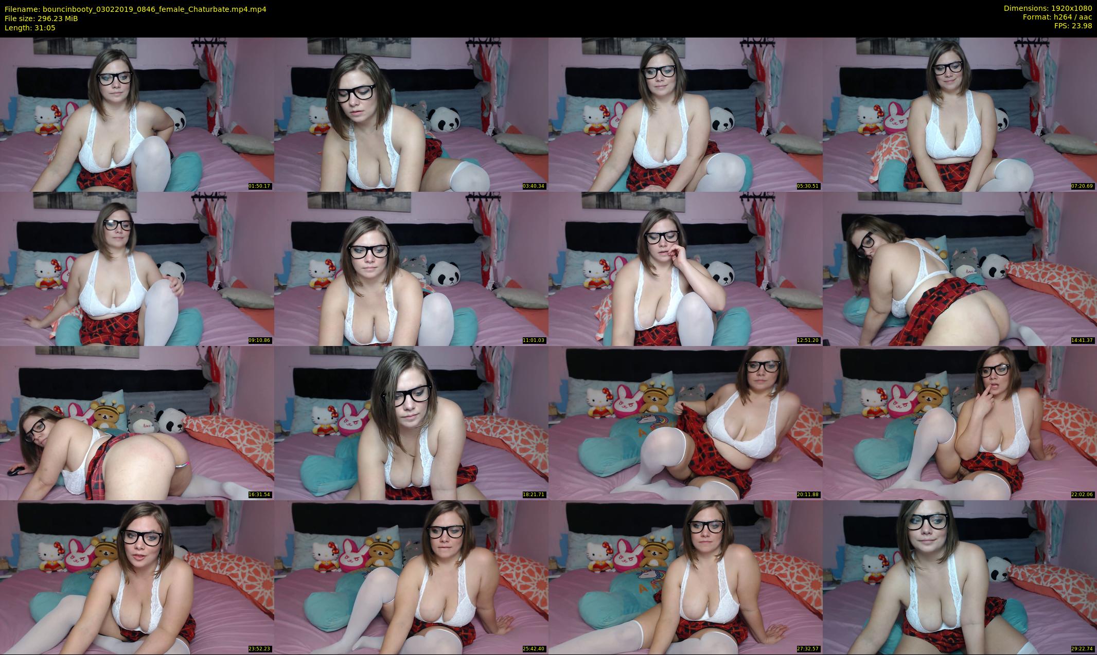 bouncinbooty — 32 minute Chaturbate female cam show recording, 1080p, Feb 3, 2019