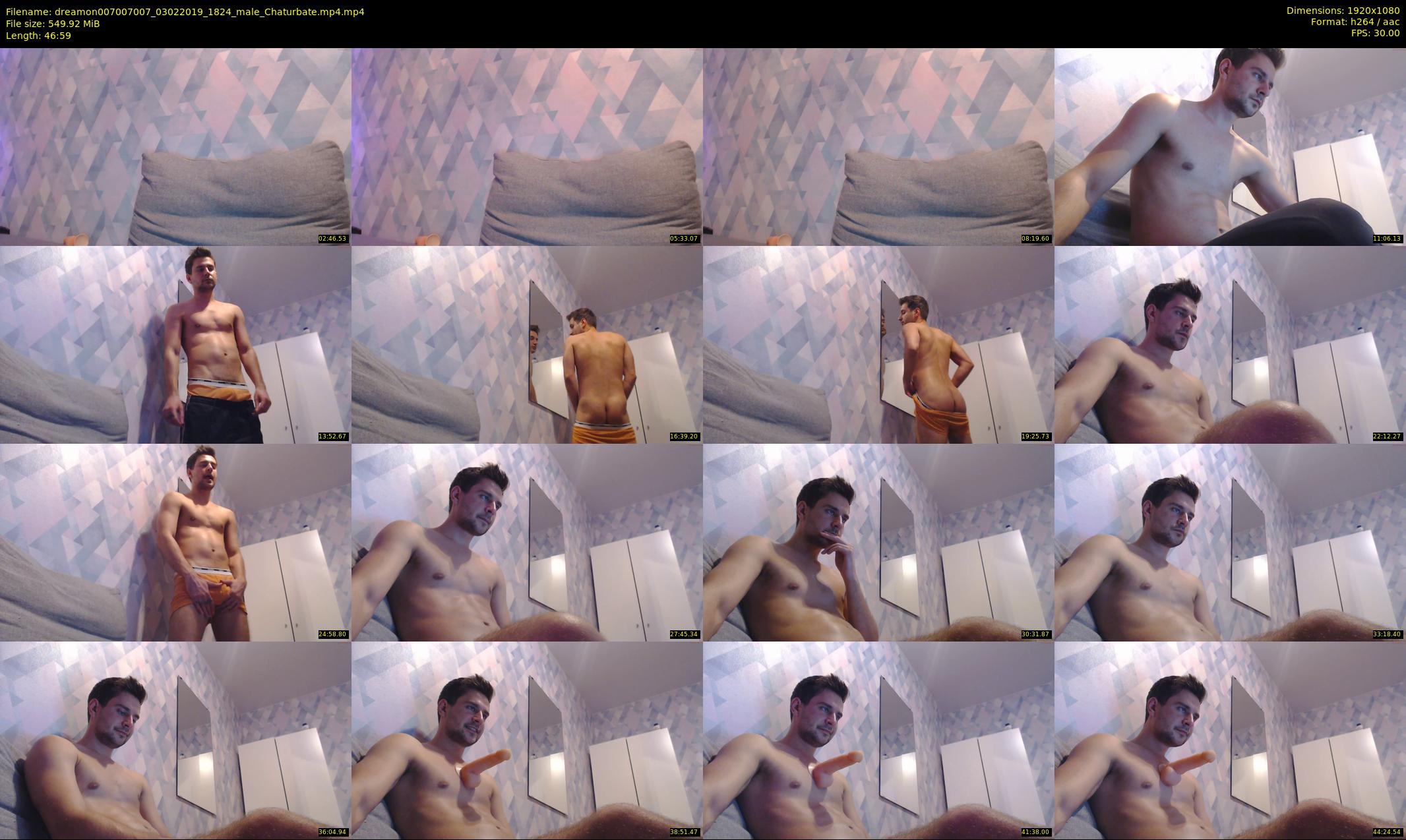 dreamon007007007 — 47 minute Chaturbate male cam show recording, 1080p, Feb 3, 2019