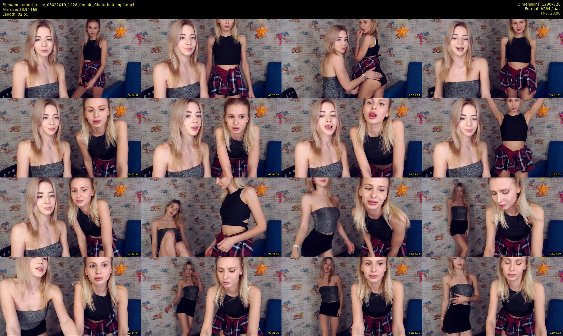 emmi_rosee — 3 minute Chaturbate female cam show recording, 720p, Feb 3, 2019