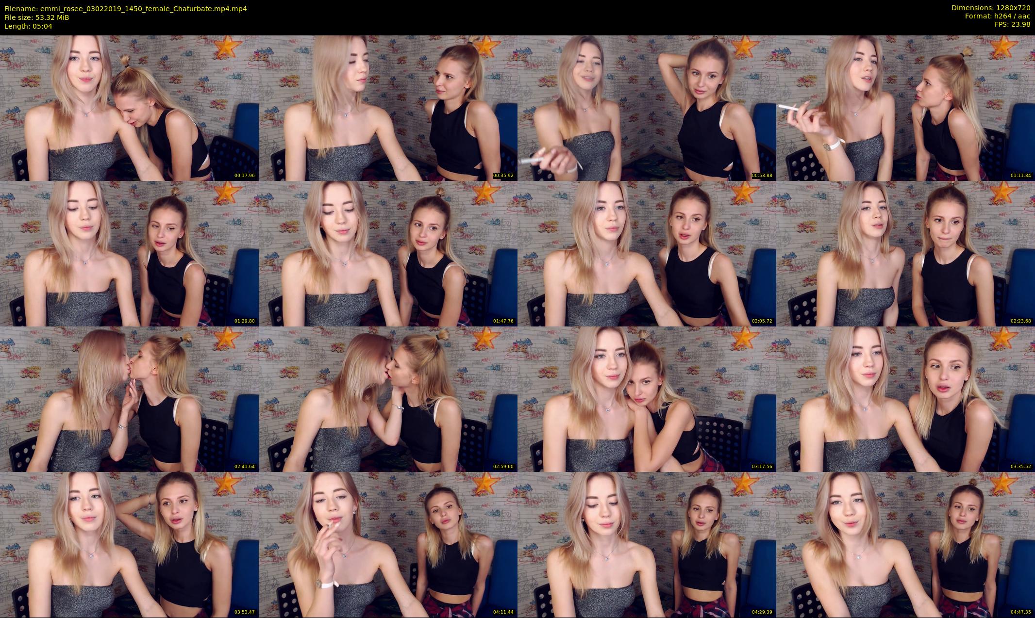 emmi_rosee — 6 minute Chaturbate female cam show recording, 720p, Feb 3, 2019