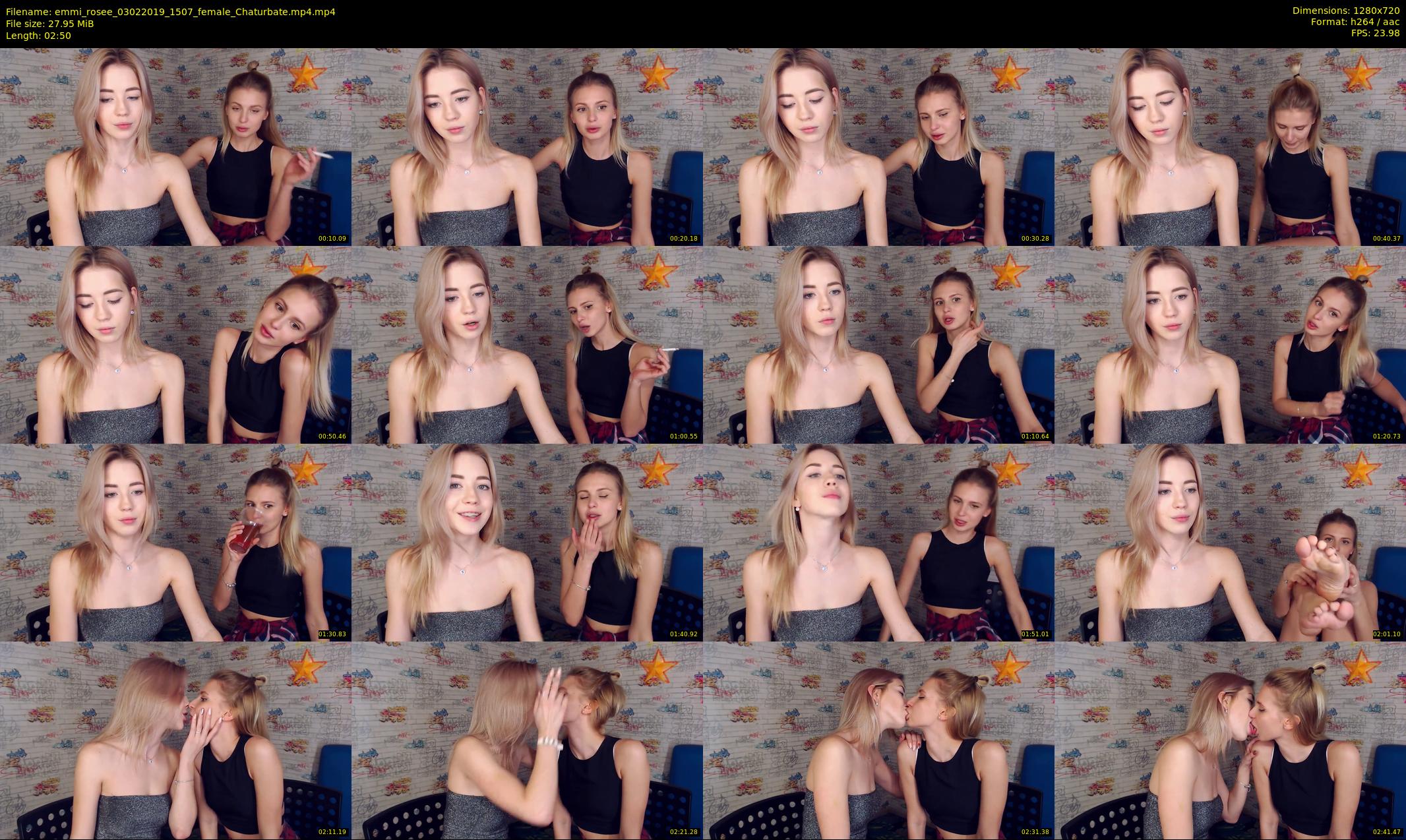 emmi_rosee — 3 minute Chaturbate female cam show recording, 720p, Feb 3, 2019