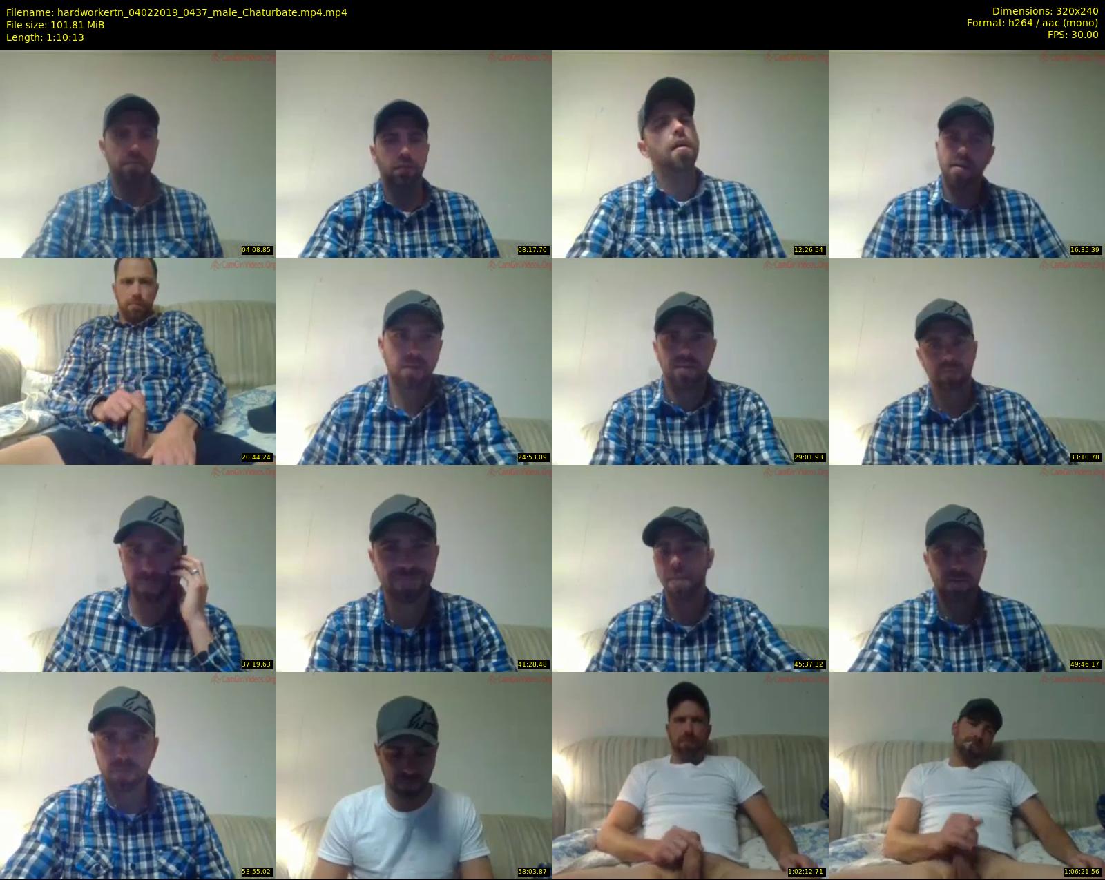 hardworkertn — 71 minute Chaturbate male cam show recording, SD, Feb 4, 2019