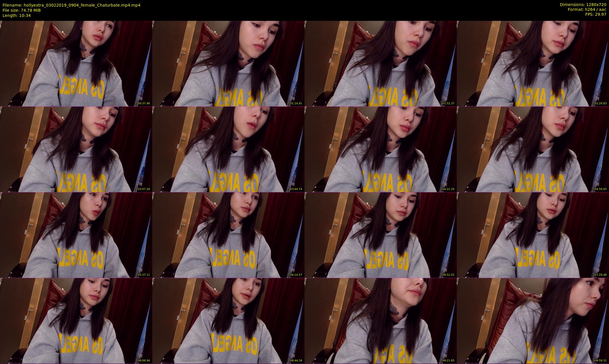 hollyextra — 11 minute Chaturbate female cam show recording, 720p, Feb 3, 2019