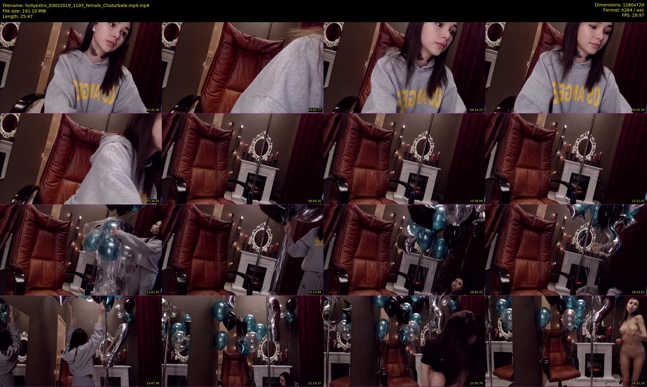 hollyextra — 26 minute Chaturbate female cam show recording, 720p, Feb 3, 2019