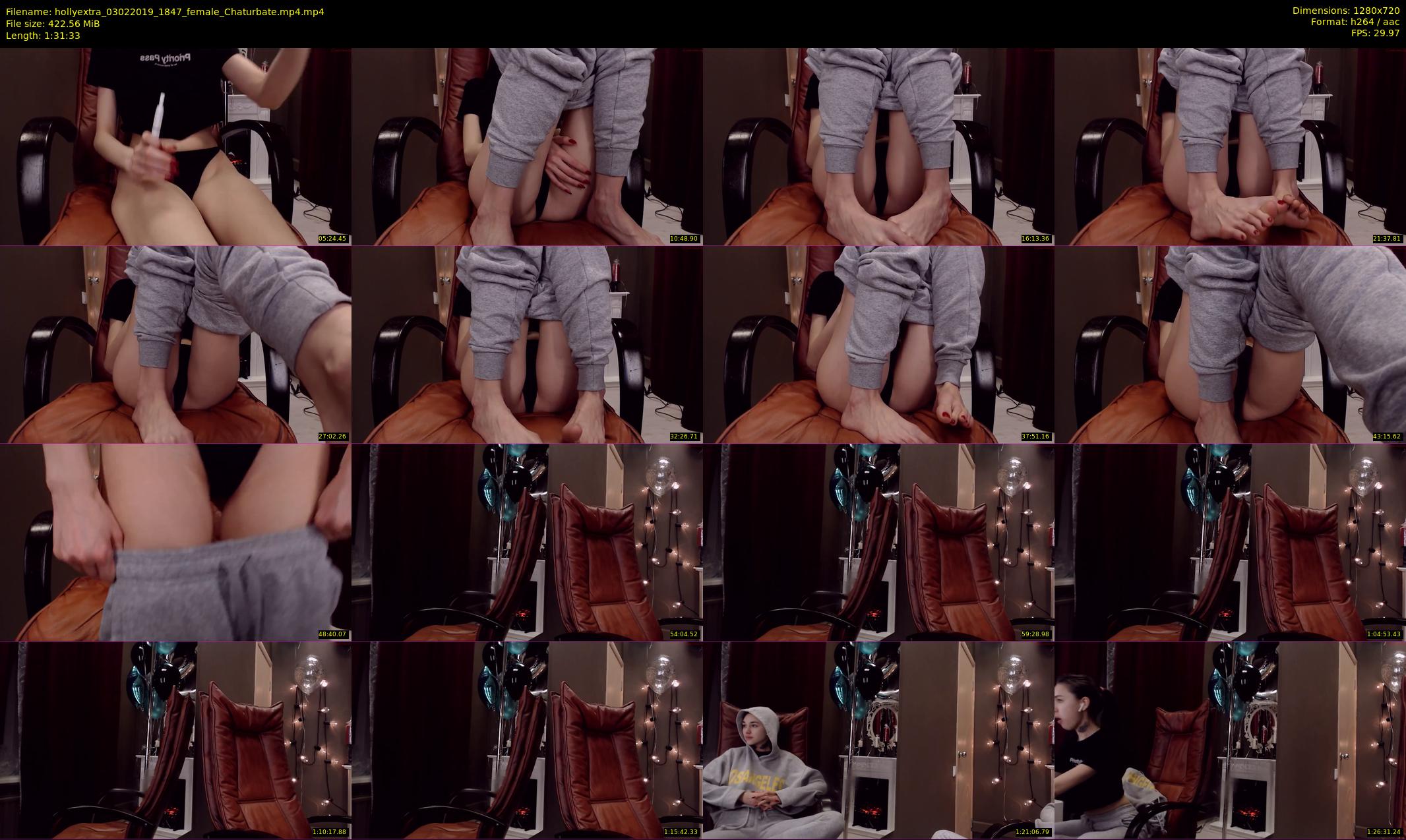 hollyextra — 92 minute Chaturbate female cam show recording, 720p, Feb 3, 2019