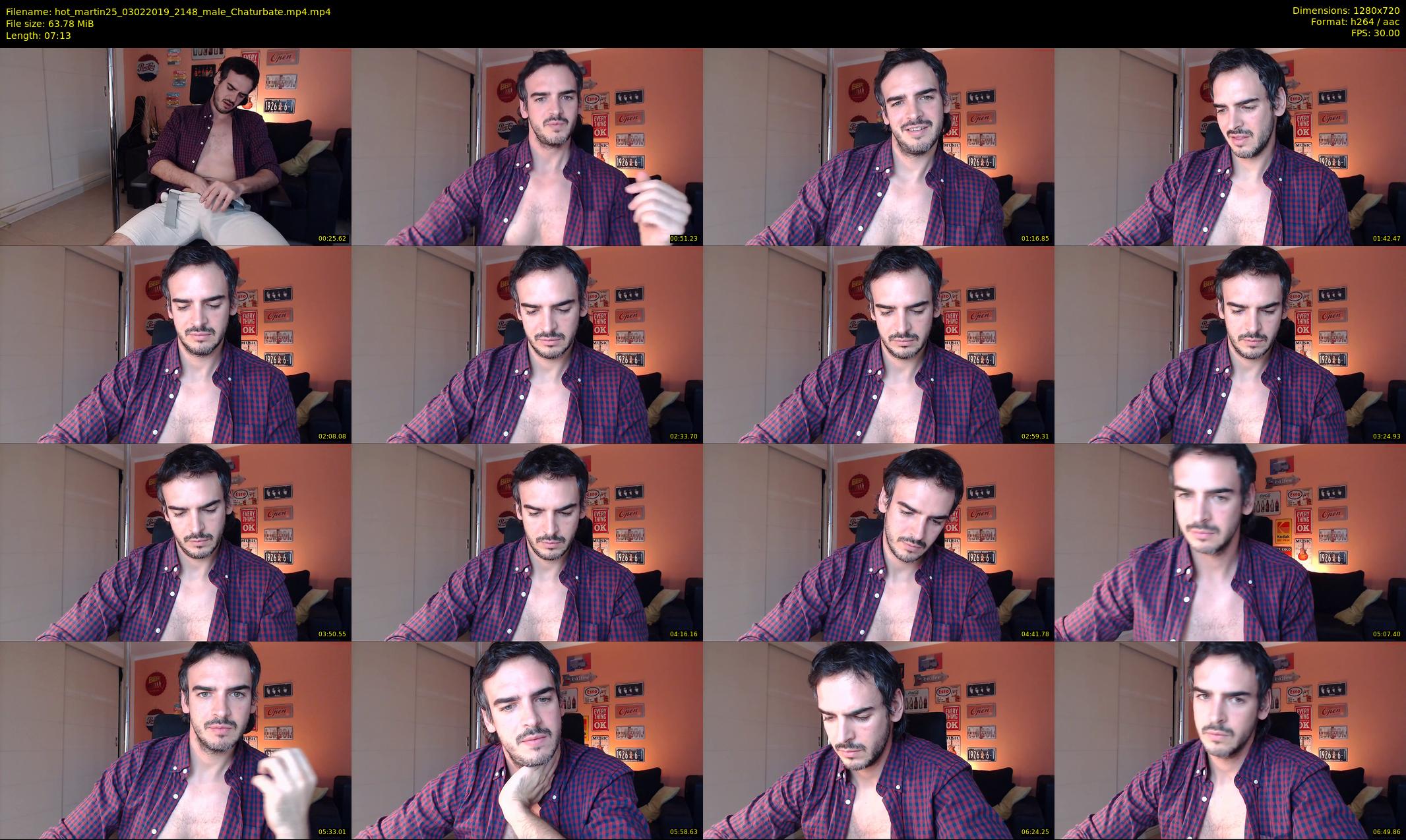 hot_martin25 — 8 minute Chaturbate male cam show recording, 720p, Feb 3, 2019